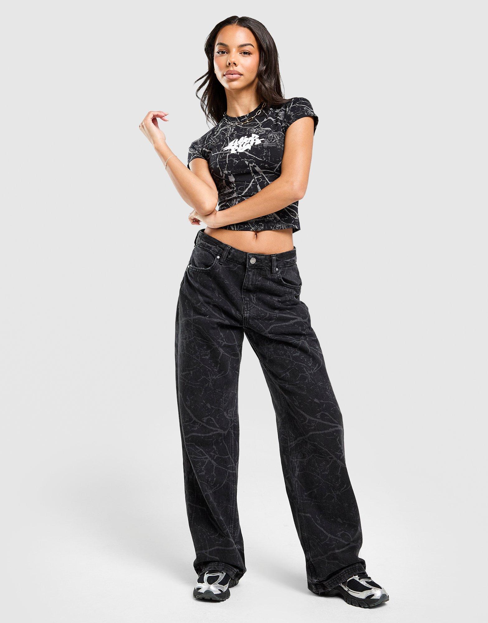 Hoodrich Nytrex Wide Jeans Damen