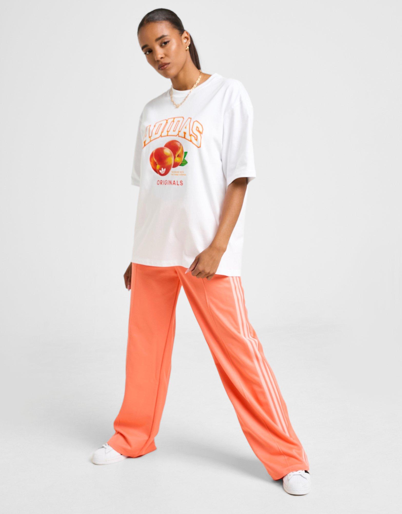 adidas Originals Peach Graphic Boyfriend T-Shirt