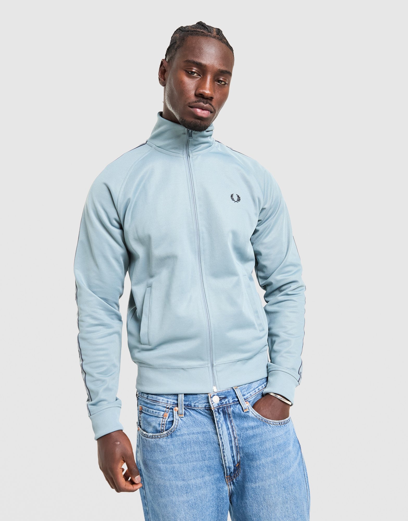 Fred Perry Taped Trainingsoberteil Blau - JD Sports Deutschland