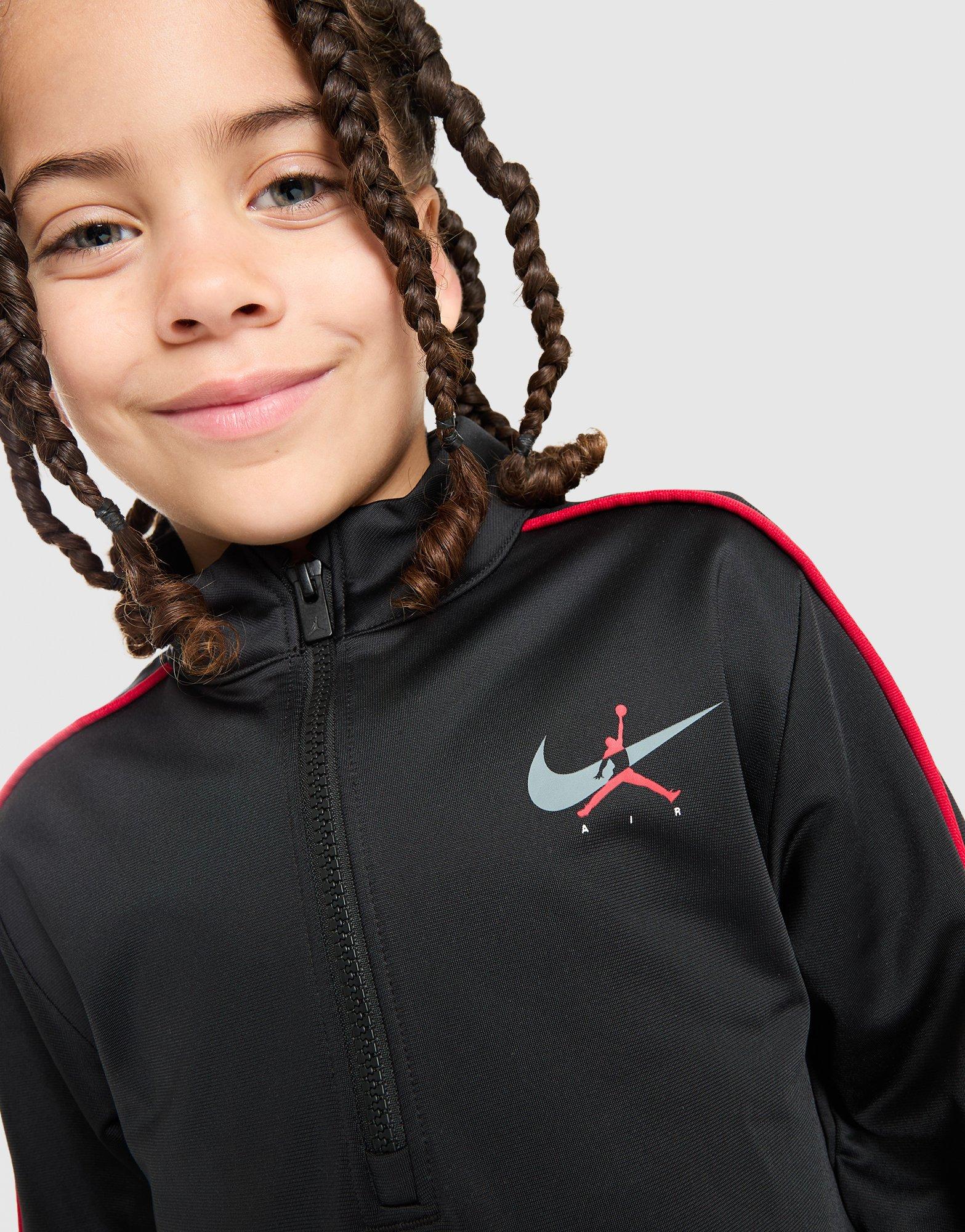 Jordan Poly 1/4 Zip Tracksuit Children