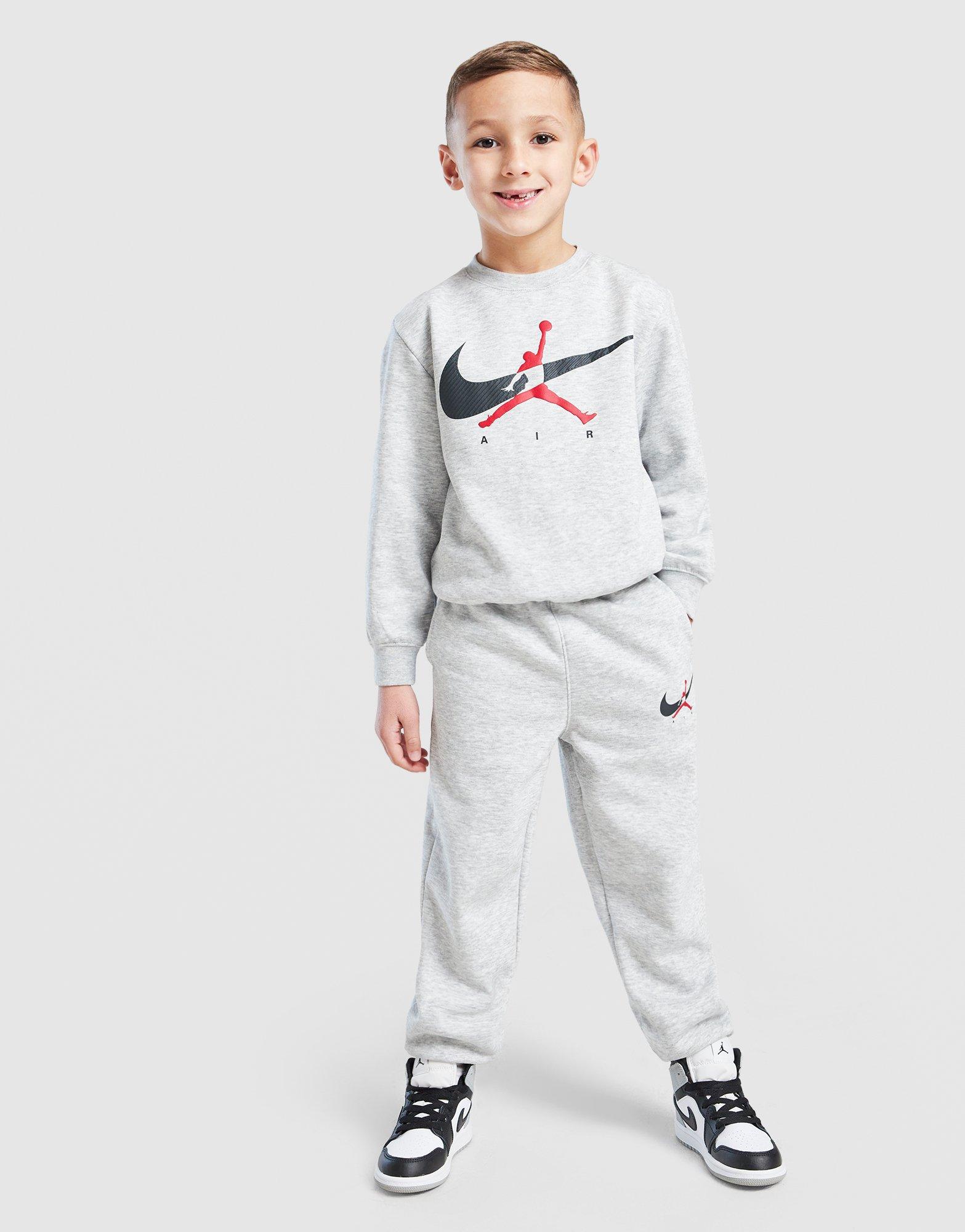 Jordan Jumpman Swoosh Crew Tracksuit Children