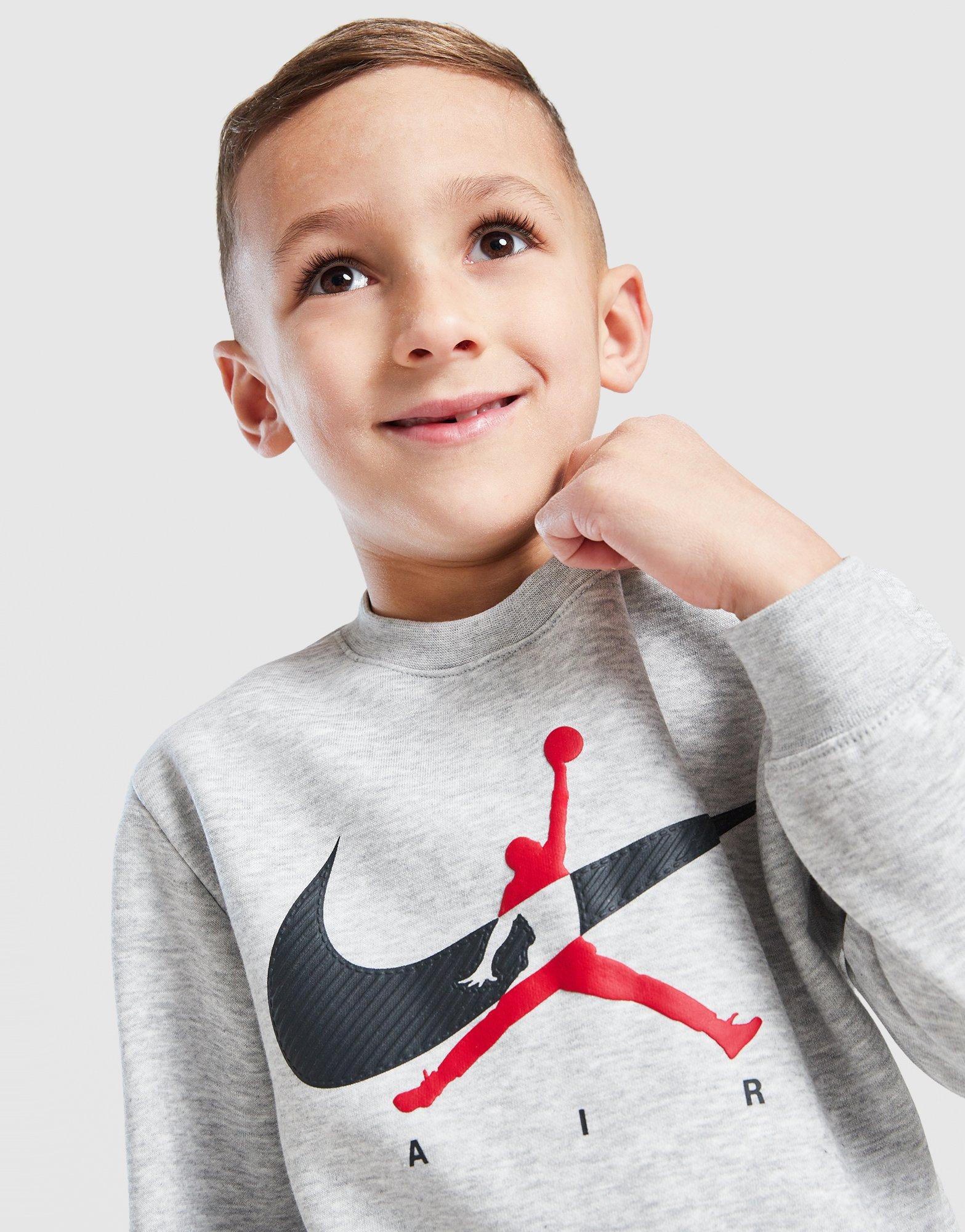 Jordan Jumpman Swoosh Crew Tracksuit Children