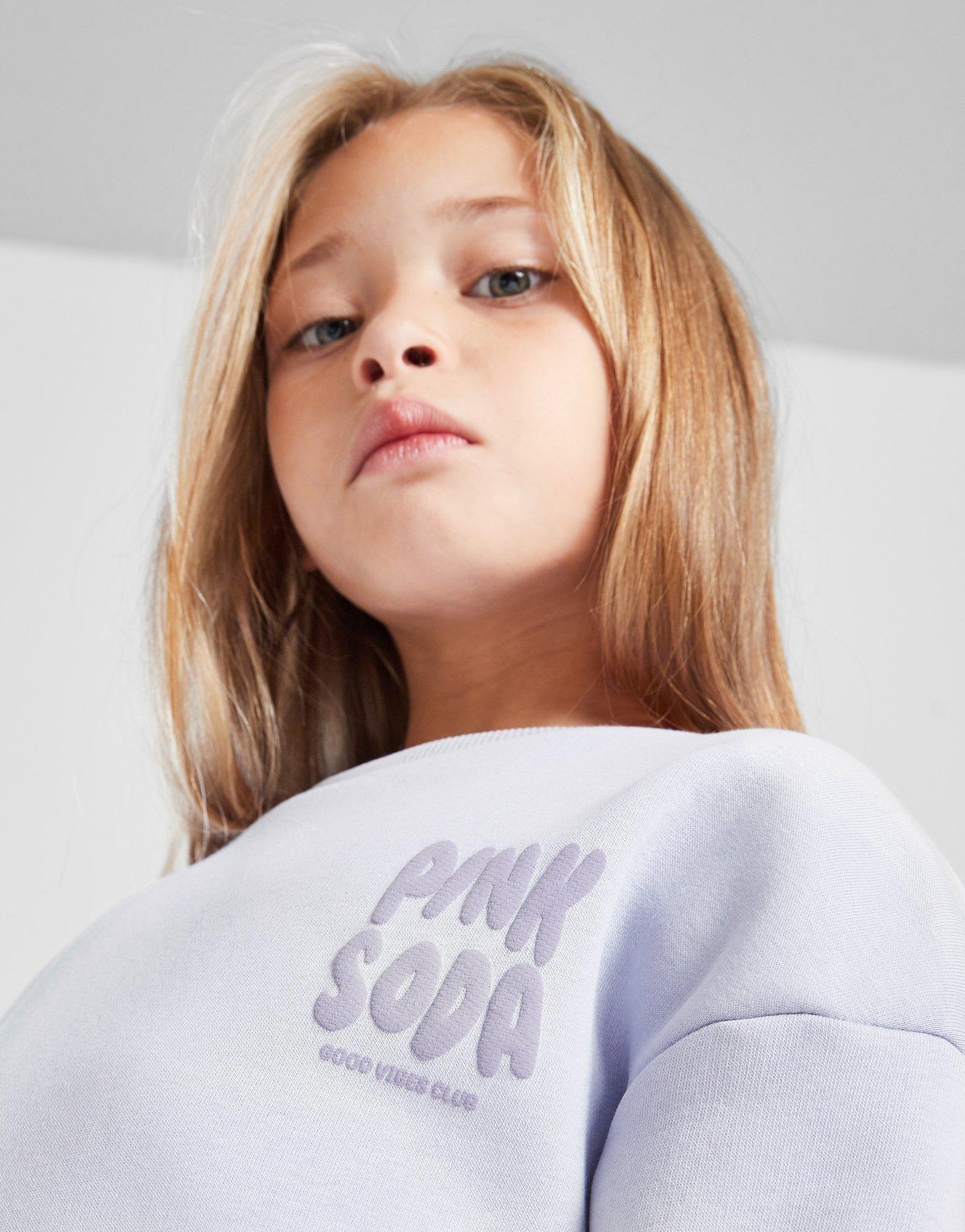 Pink Soda Sport Girls' Crew Tracksuit Children