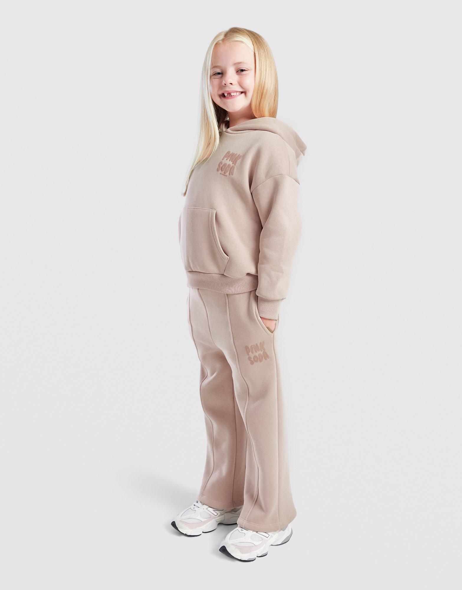 Pink Soda Sport Girls' Mix Hoodie Tracksuit Children
