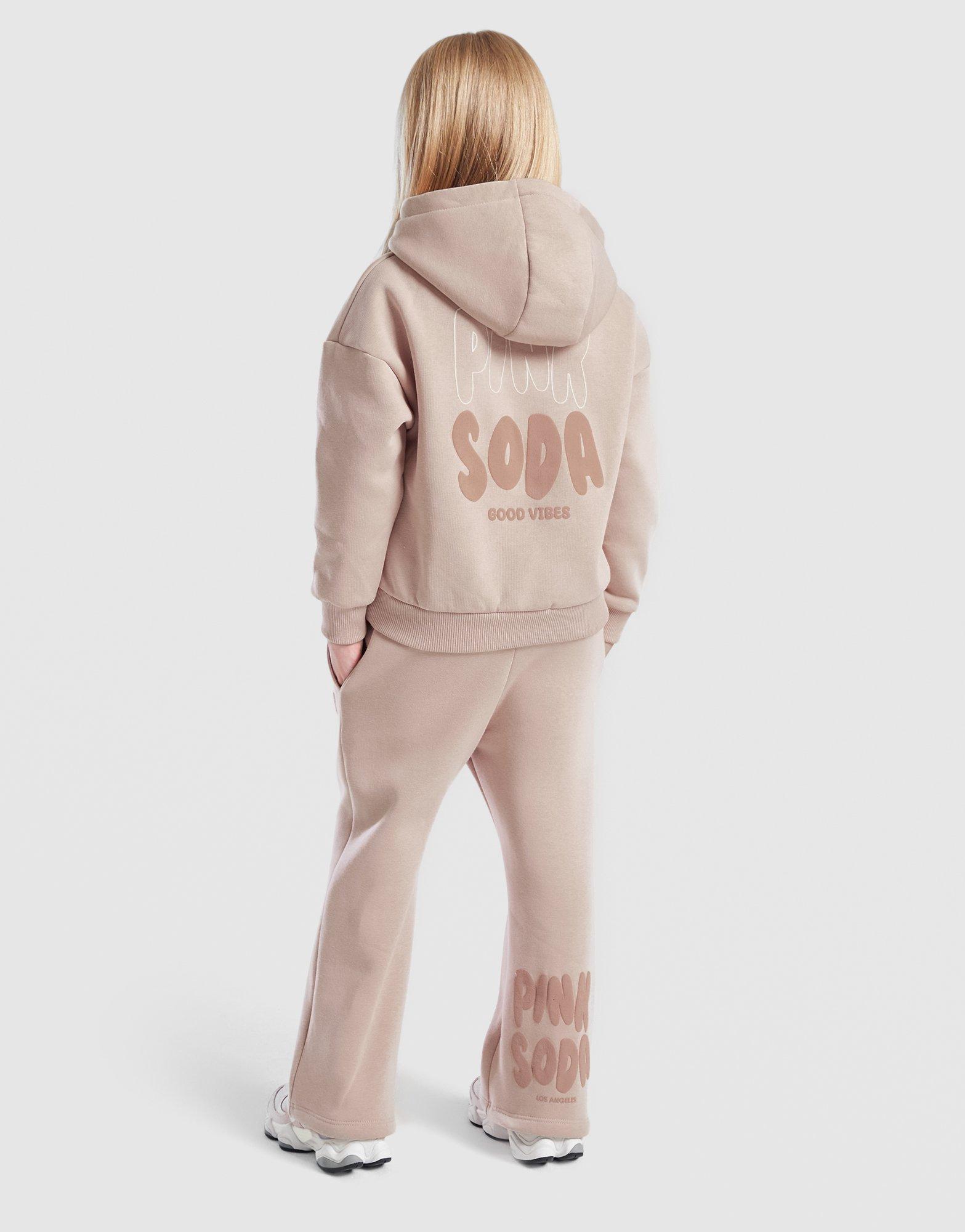 Pink Soda Sport Girls' Mix Hoodie Tracksuit Children