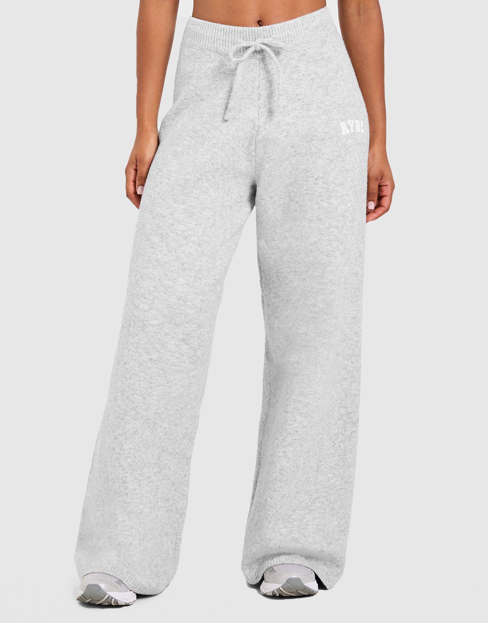 AYBL Varsity Knitted Wide Joggers