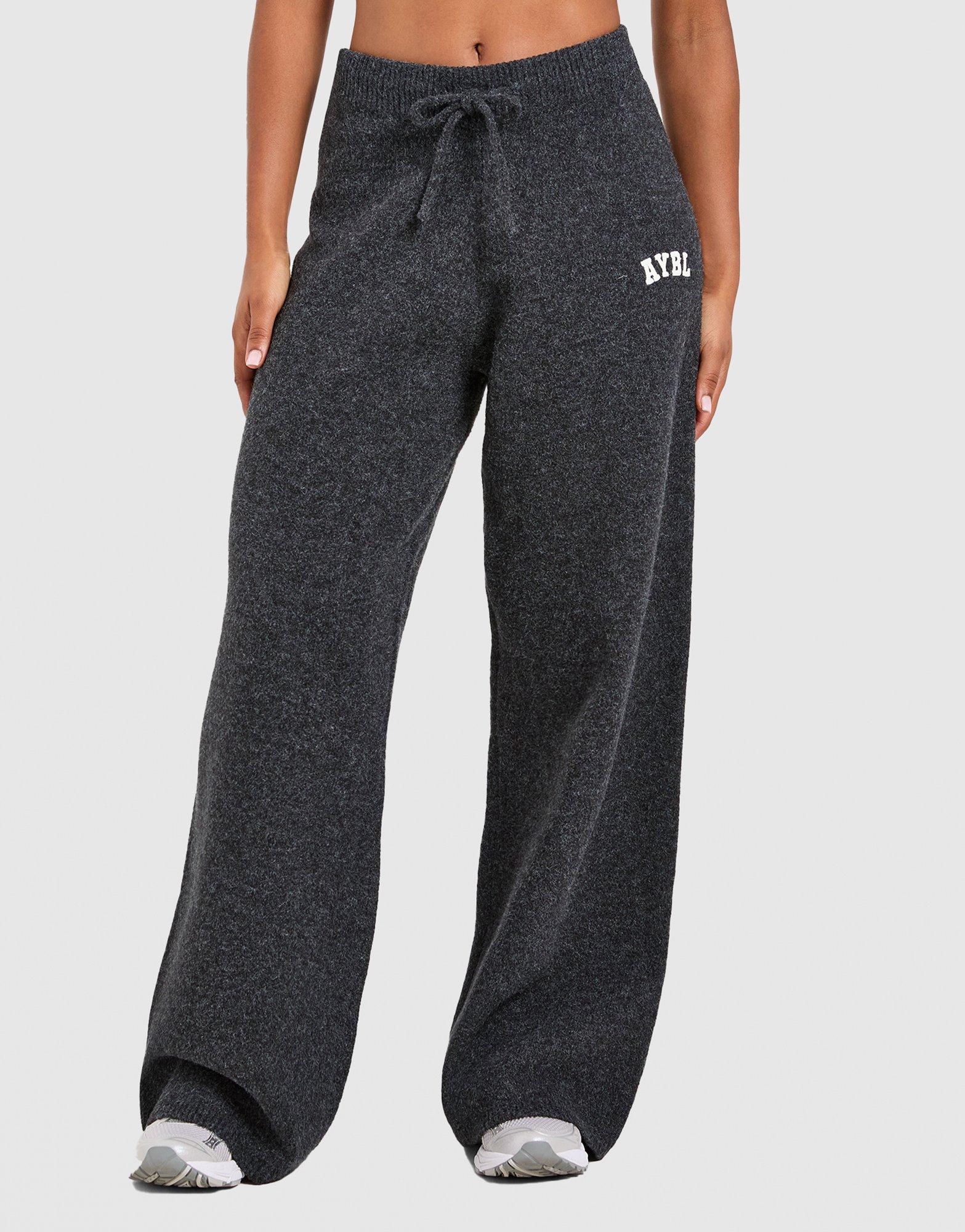 AYBL Varsity Knitted Wide Joggers
