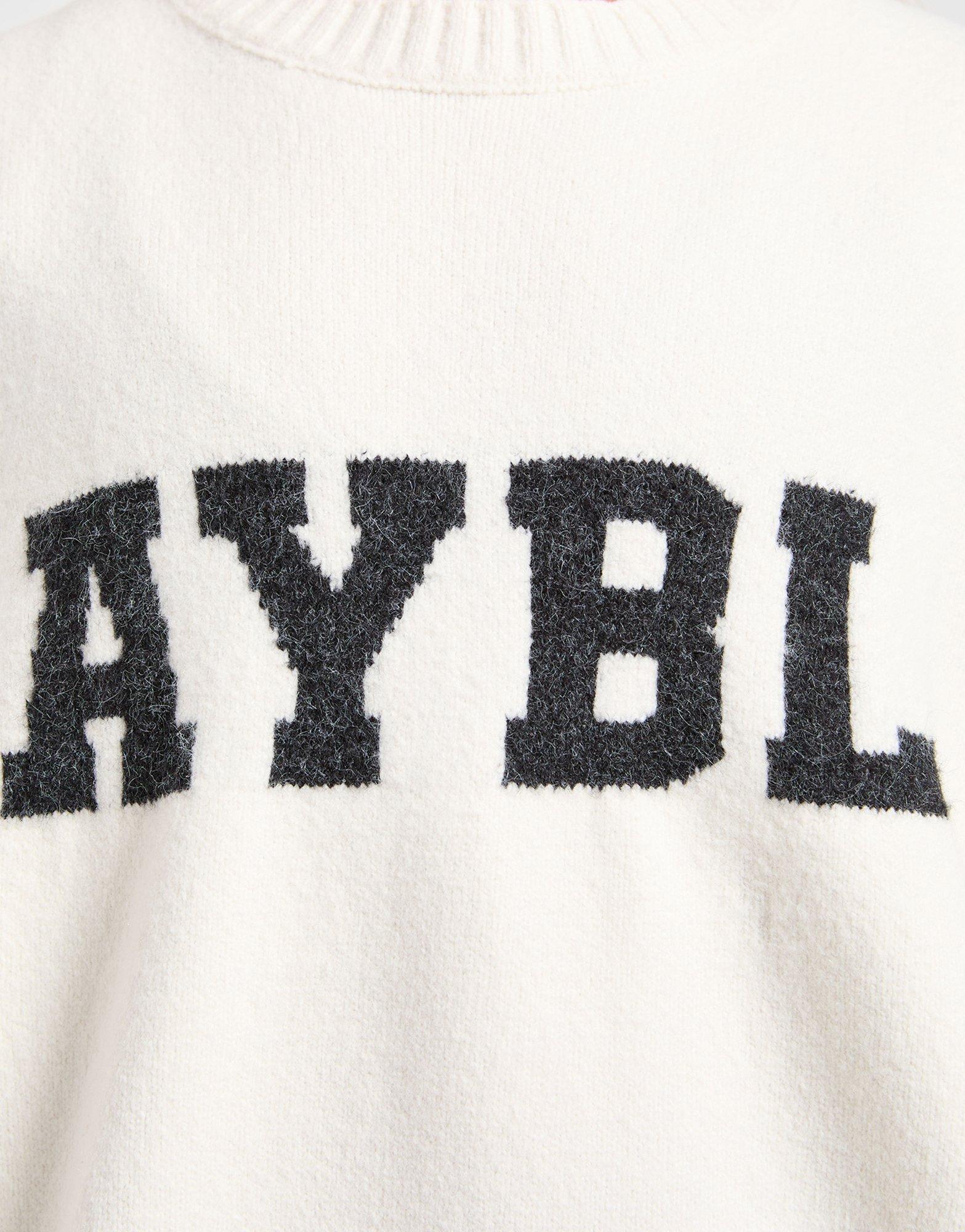 AYBL Varisty Knitted Crew Sweatshirt