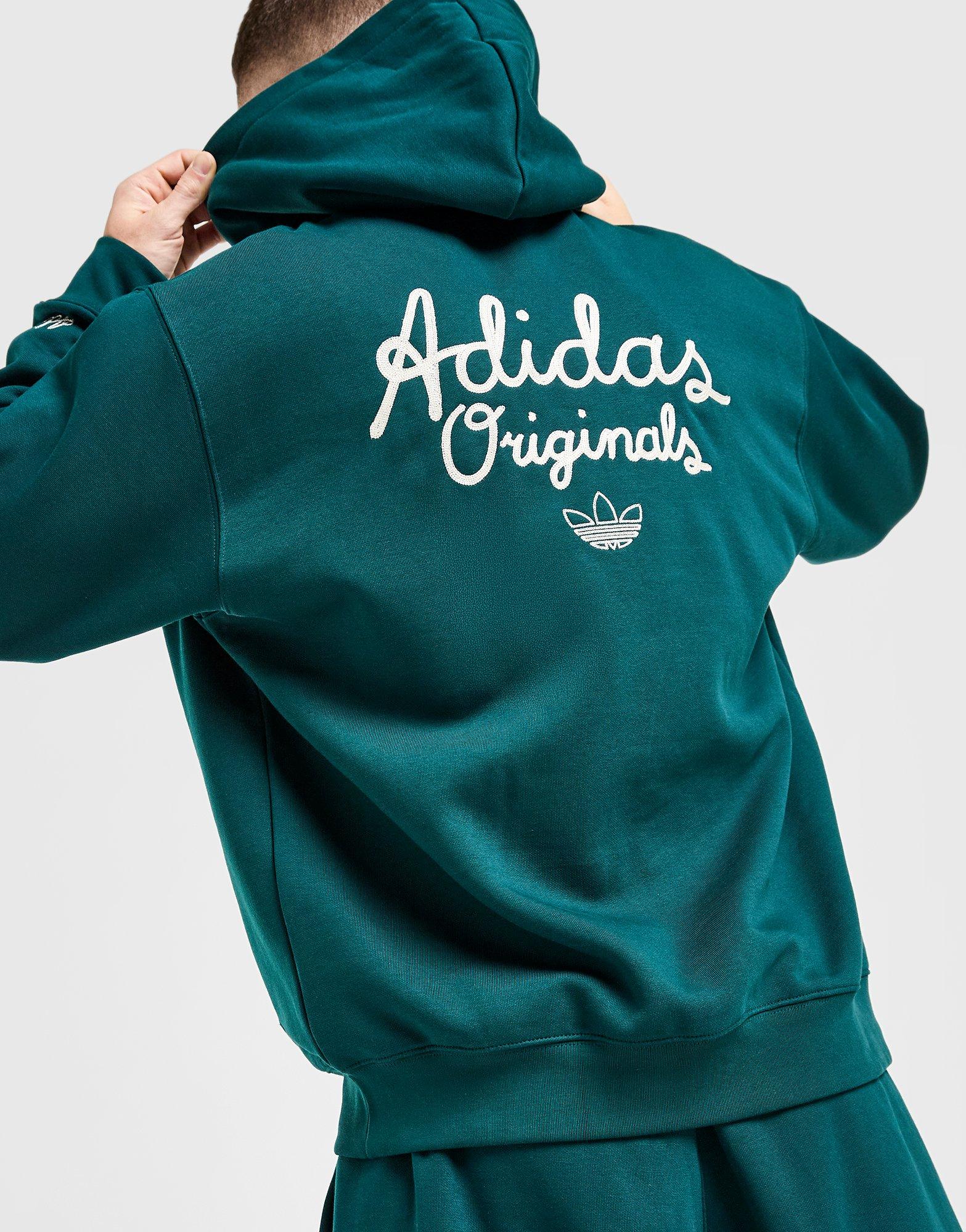 adidas Originals Felpa con Cappuccio Overhead Stitch