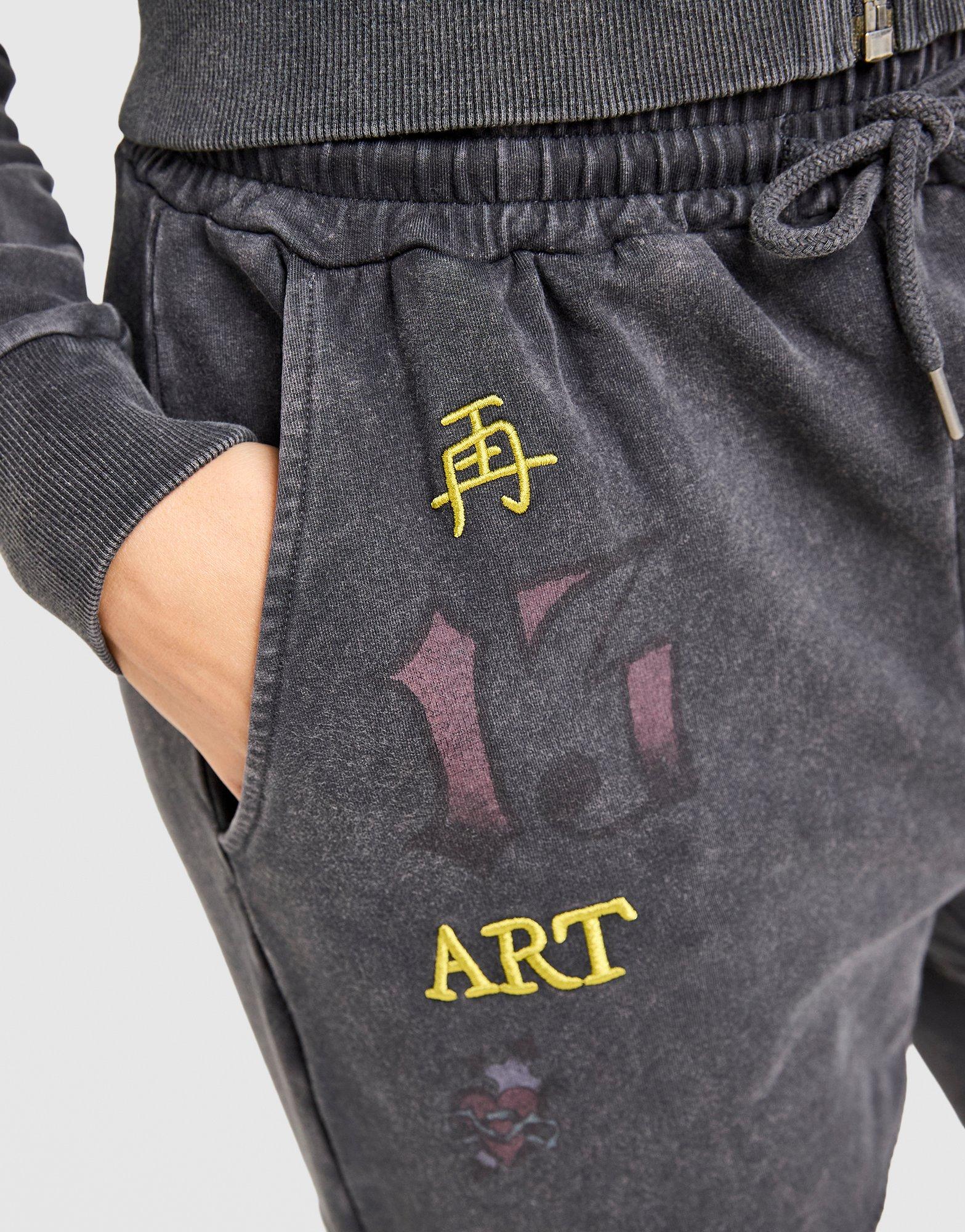 Ed Hardy Flame Tiger Wide Joggers