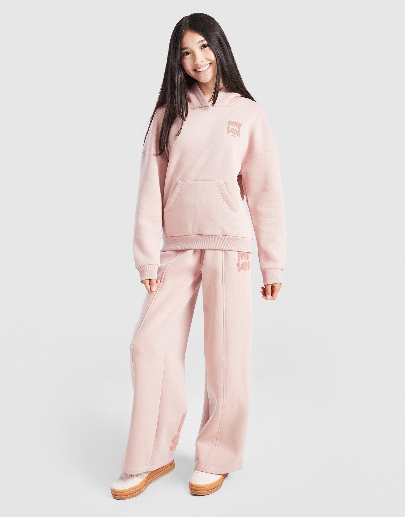 Pink Soda Sport Girls' Mix Overhead Hoodie Junior