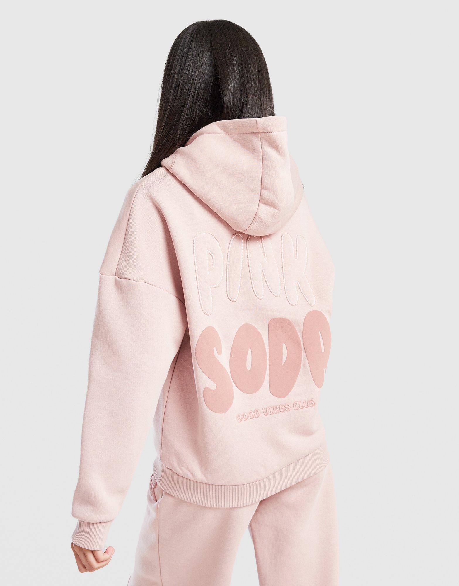 Pink Soda Sport Girls' Mix Overhead Hoodie Junior