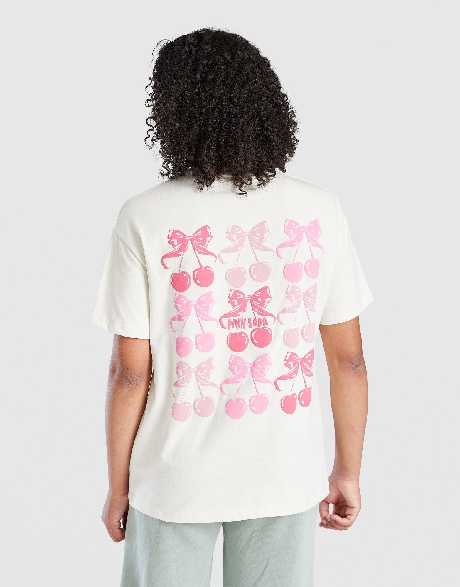 Pink Soda Sport Camiseta Bow Girls' júnior