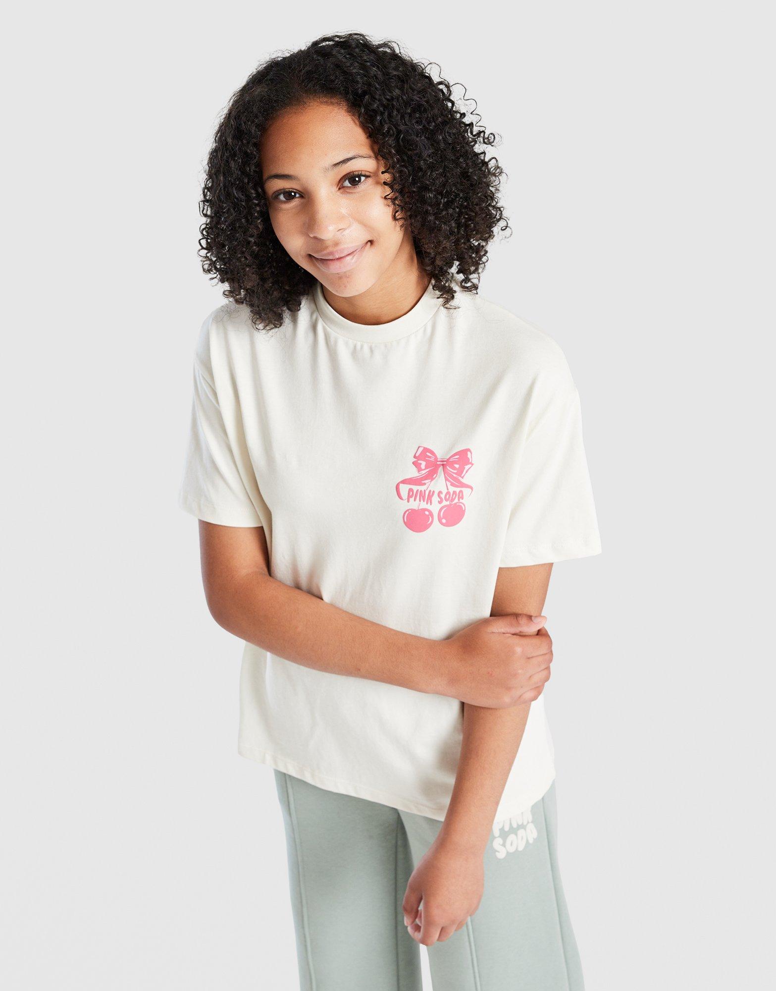 Pink Soda Sport Bow T-Shirt Junior