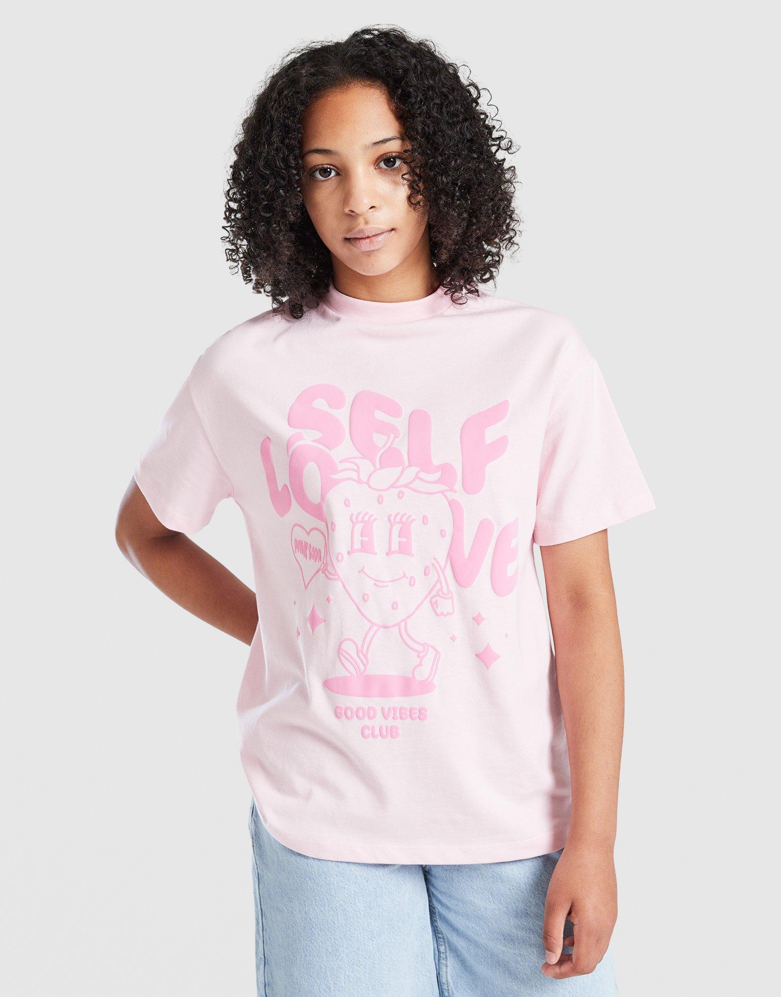 Pink Soda Sport Girls' Strawberry Maglia Junior