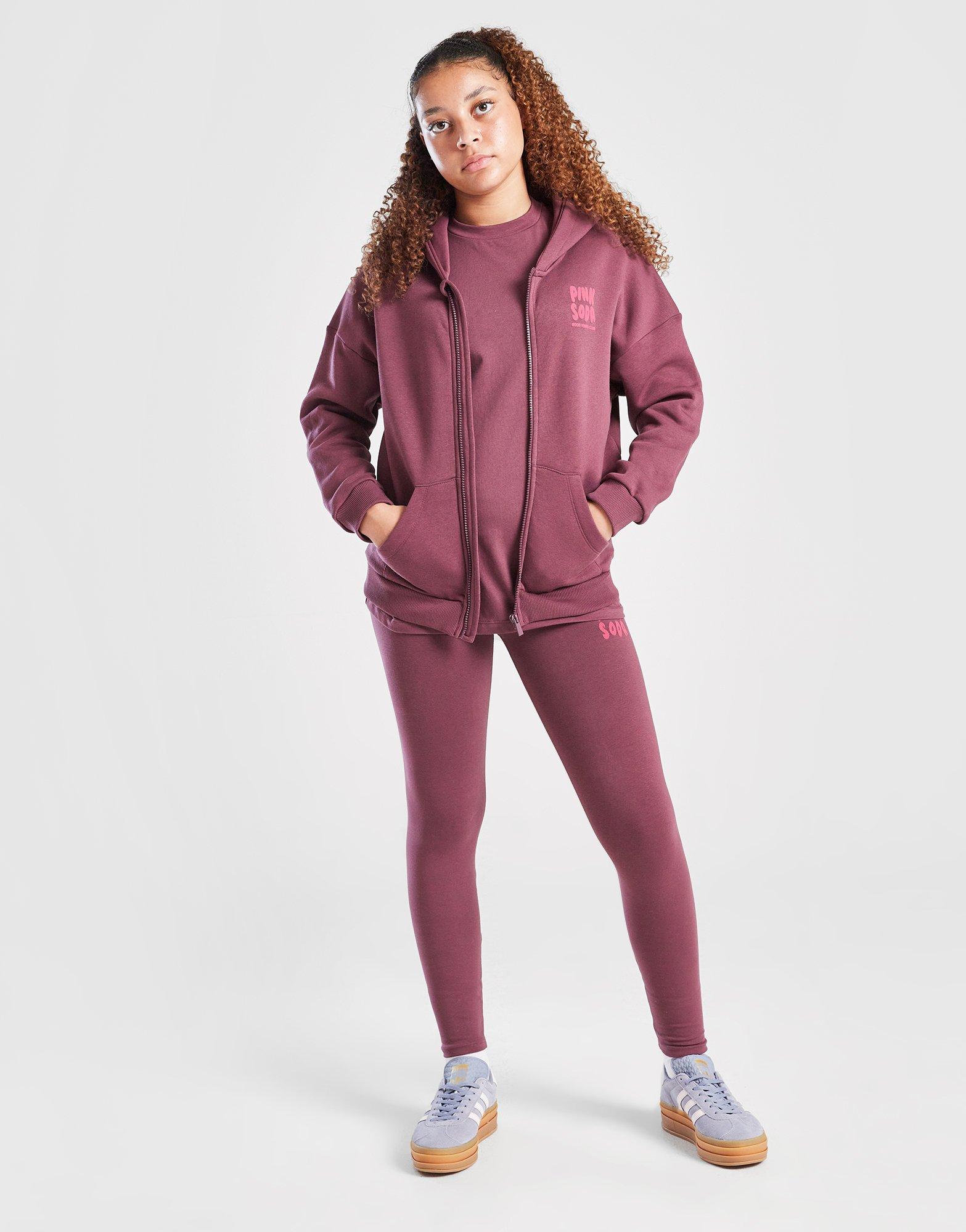 Pink Soda Sport Girls' Rae Full Zip Hoodie Kinder