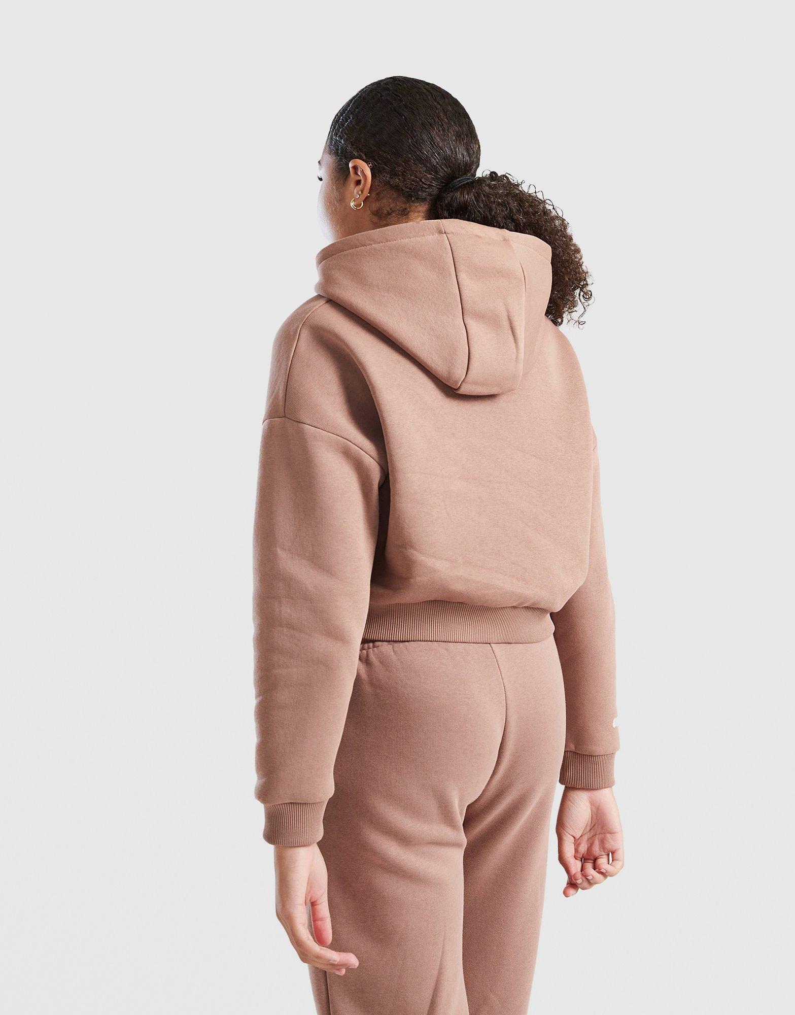 Pink Soda Sport Girls' Sage Crop Full Zip Hoodie Junior