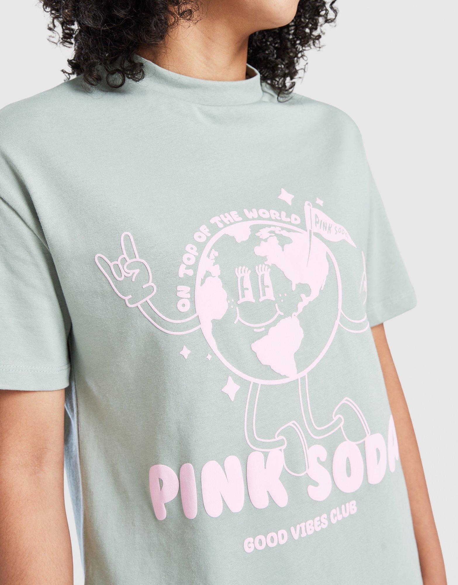Pink Soda Sport Girls' World T-Shirt Junior
