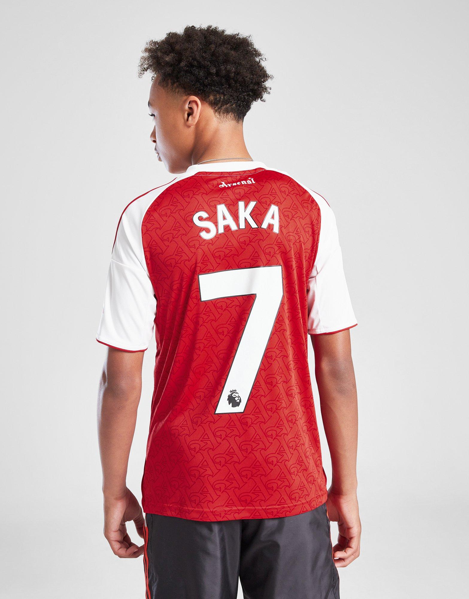 adidas Arsenal FC 2025/26 Saka #7 Home Shirt Junior