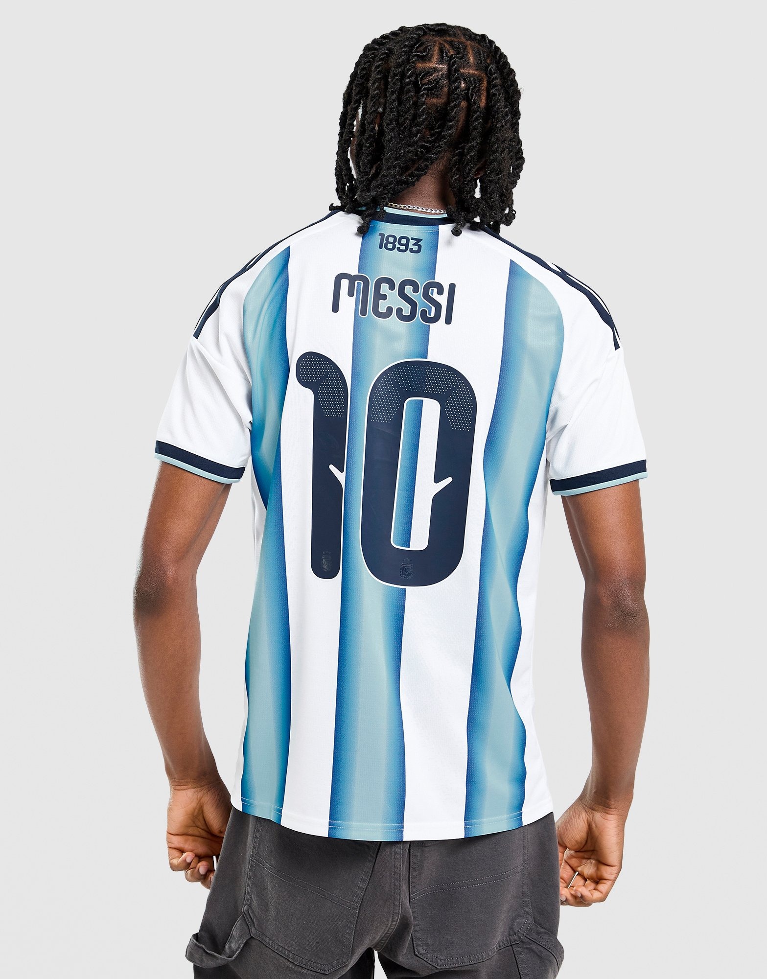 White adidas Argentina 2026 Messi #10 Home Shirt - JD Sports Global