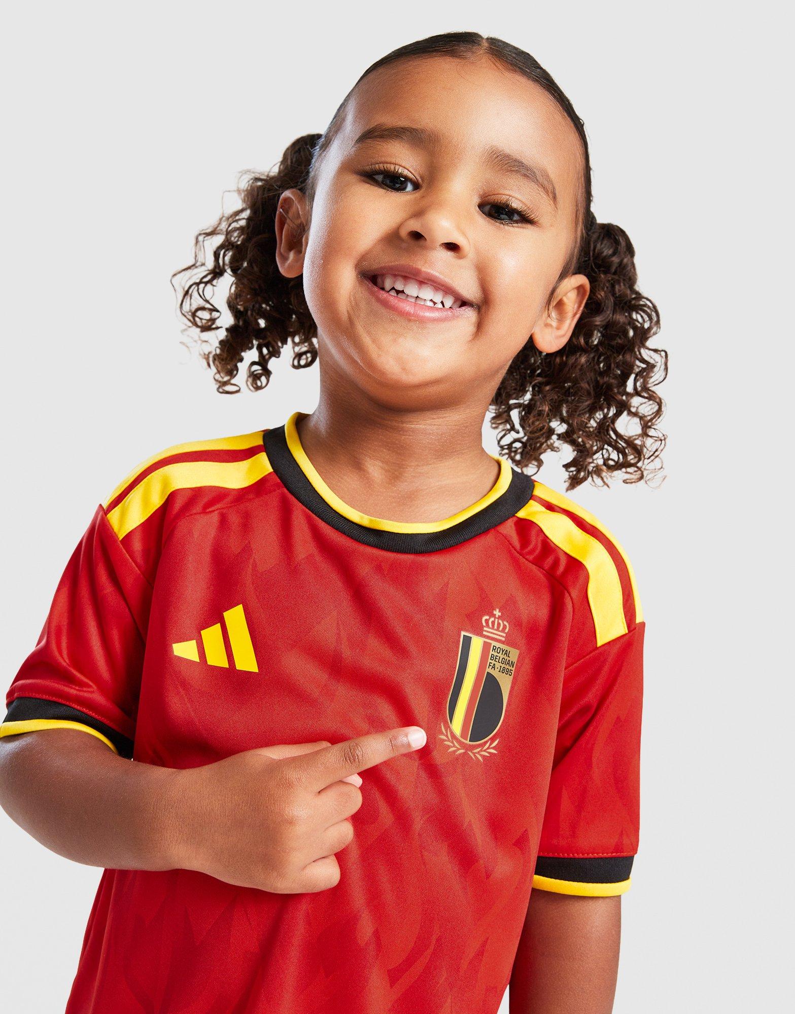 adidas Belgium 2026 Home Kit Children