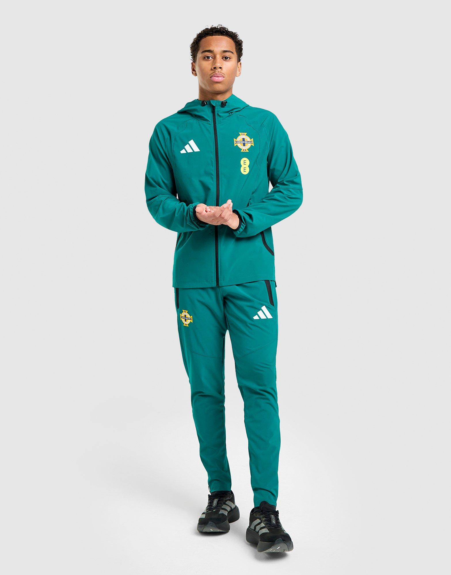 adidas Northern Ireland Tiro Travel Full Zip Windbreaker