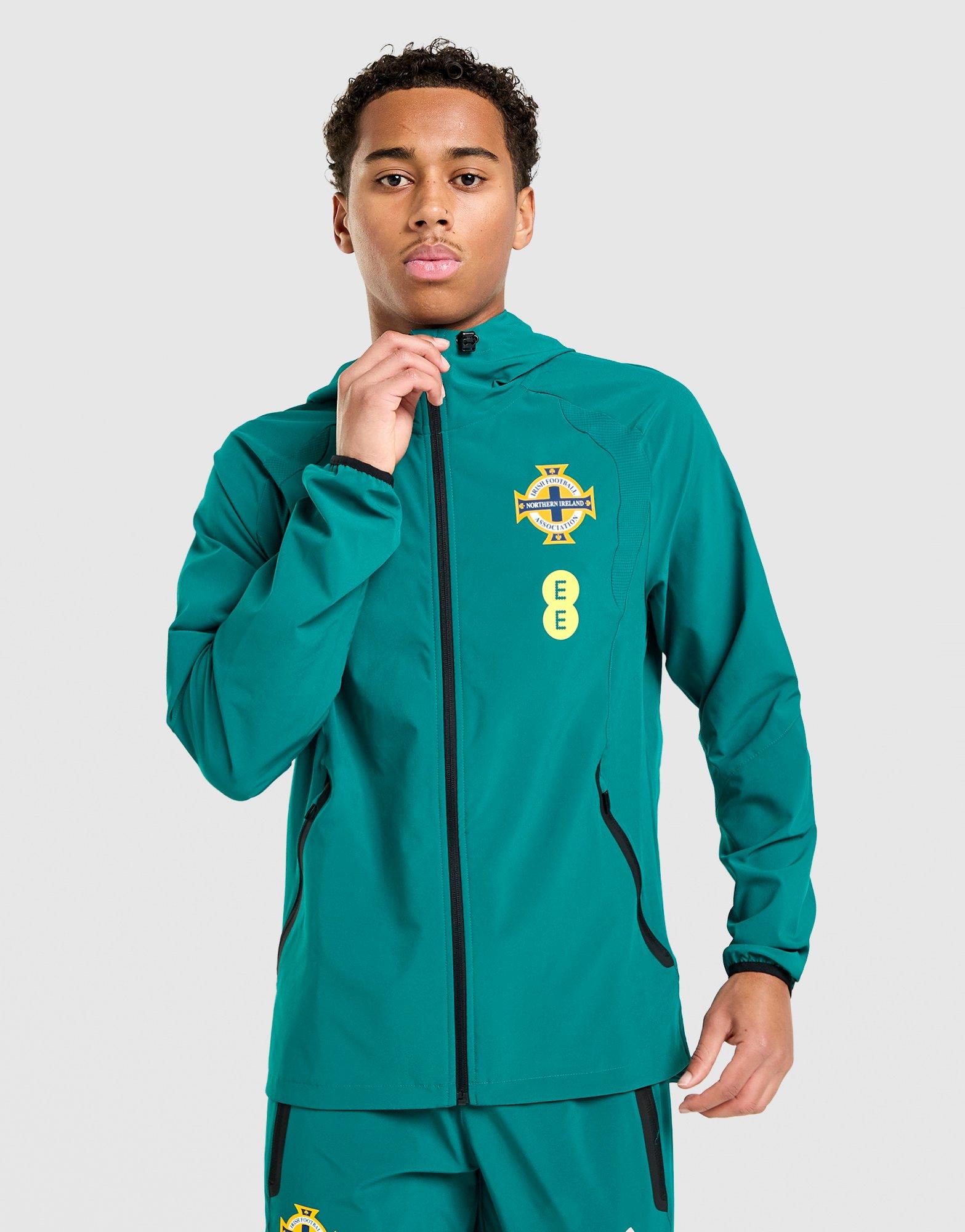 adidas Northern Ireland Tiro Travel Full Zip Windbreaker