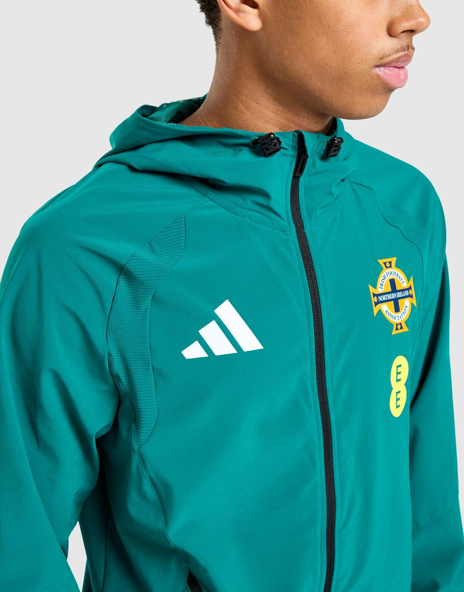 adidas Northern Ireland Tiro Travel Full Zip Windbreaker