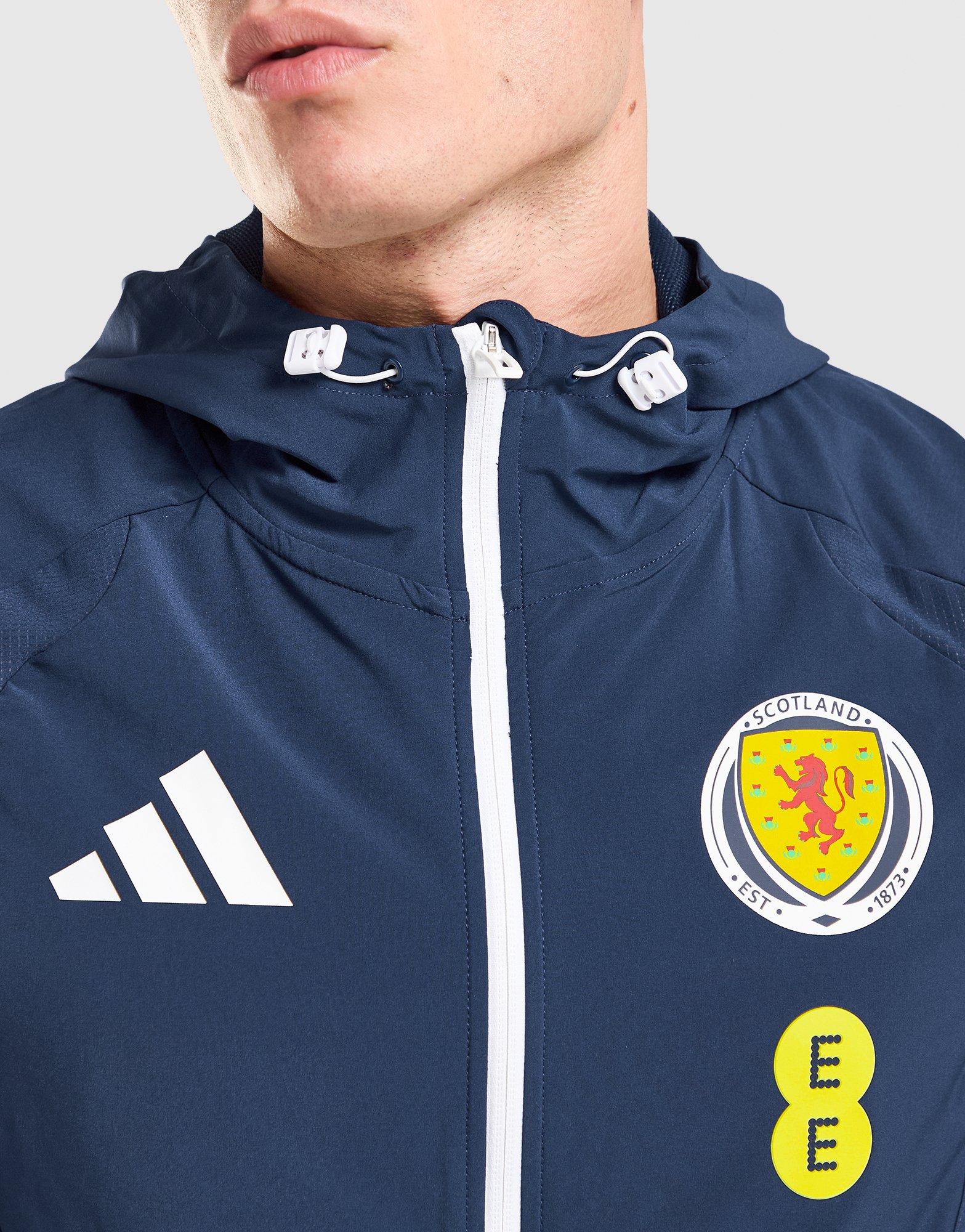 adidas Scotland Tiro Travel Full Zip Windbreaker