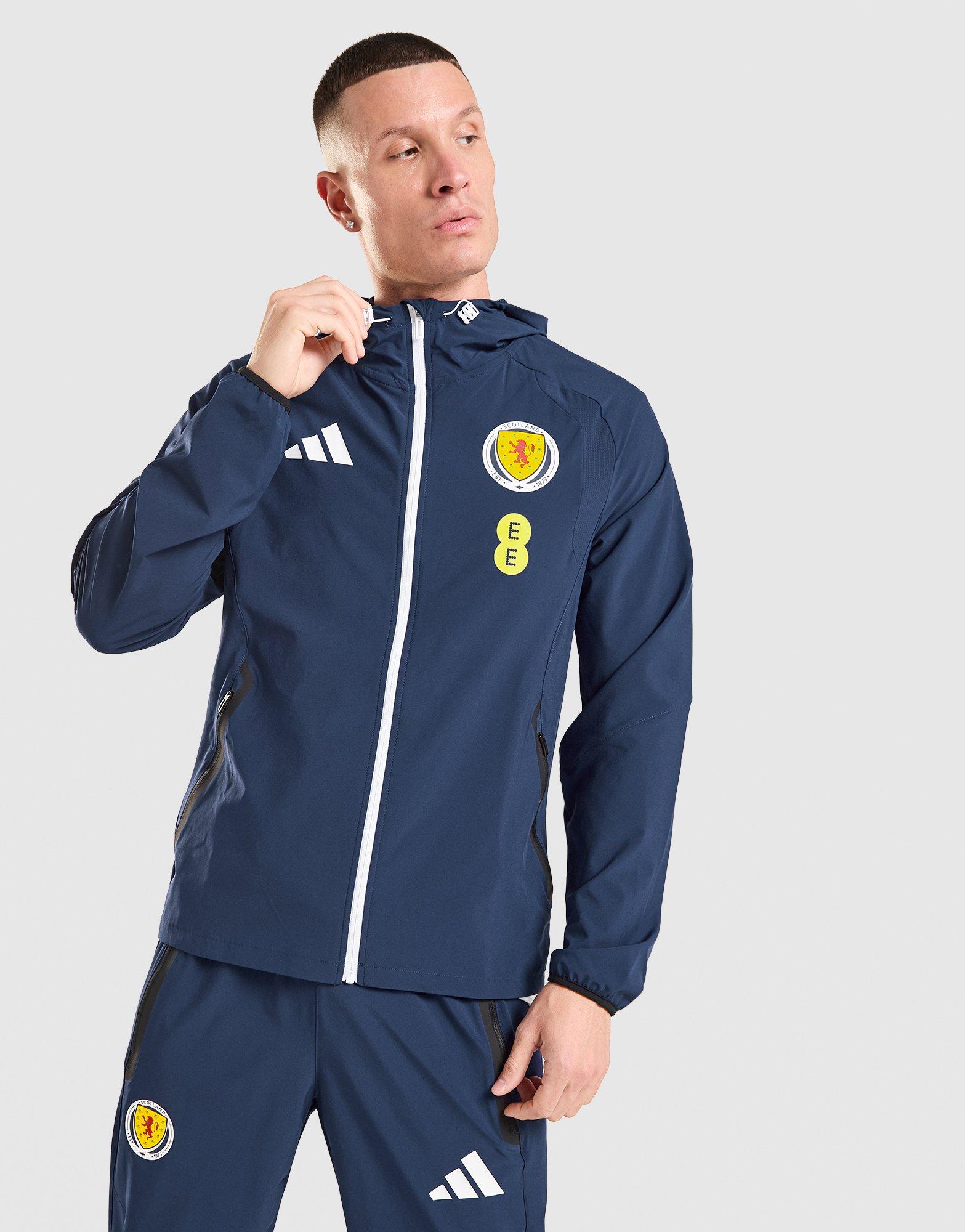 adidas Scotland Tiro Travel Full Zip Windbreaker