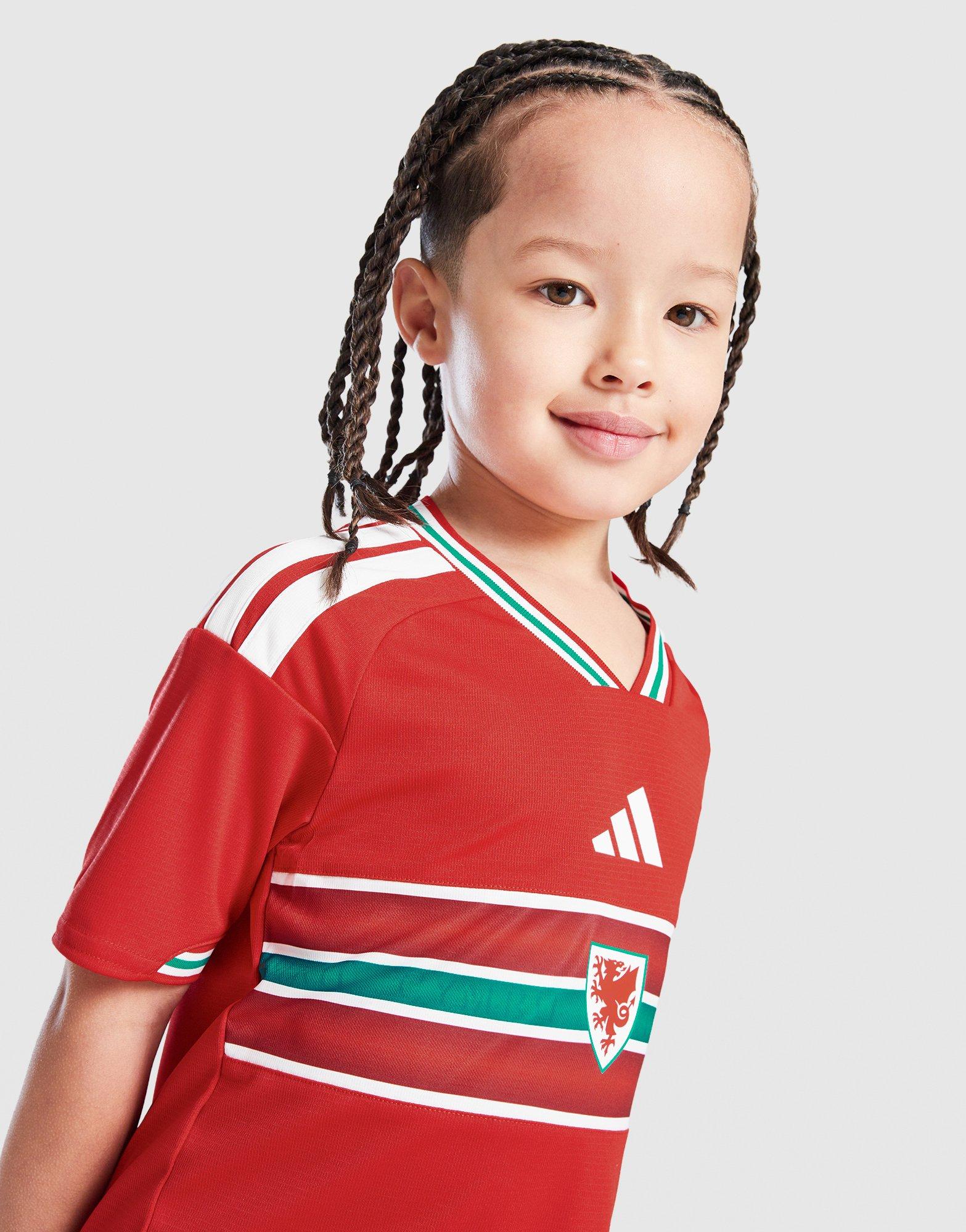 adidas Wales 2026 Home Kit Children