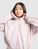 Jordan Felpa con Cappuccio Crop Full Zip Logo Bambina Junior