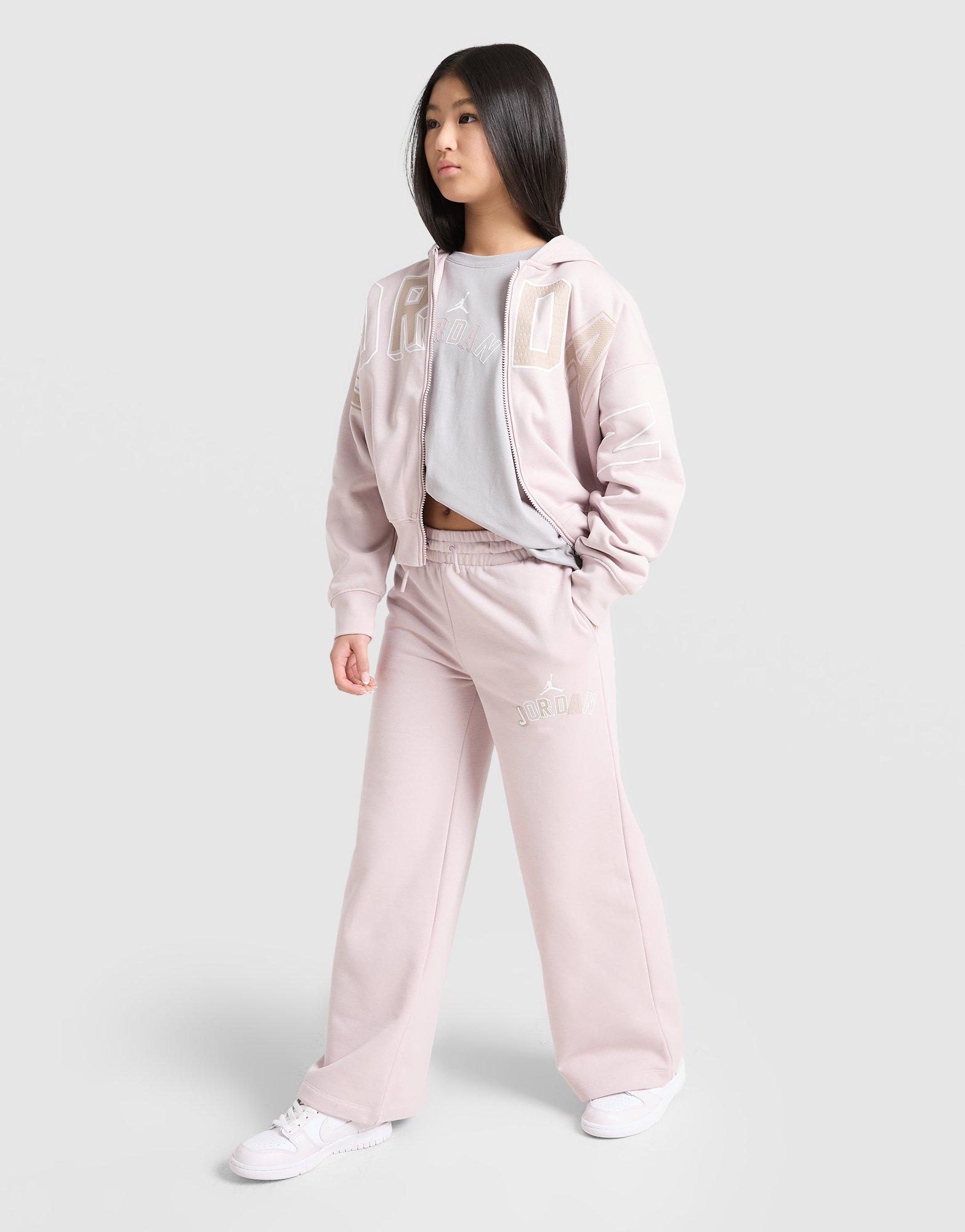 Jordan Girls' Logo Wide Leg Joggers Junior