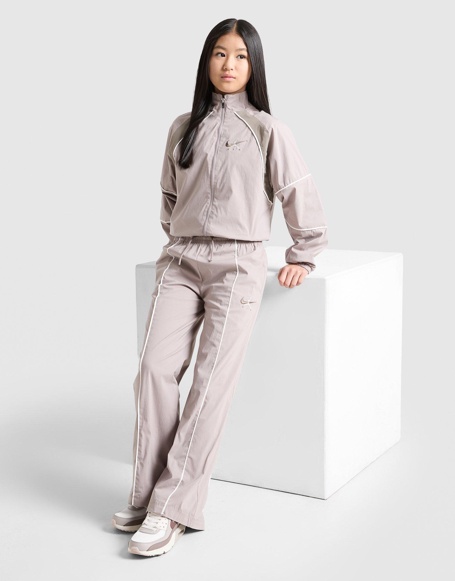 Jordan Ensemble de survêtement tissé large Fille Junior