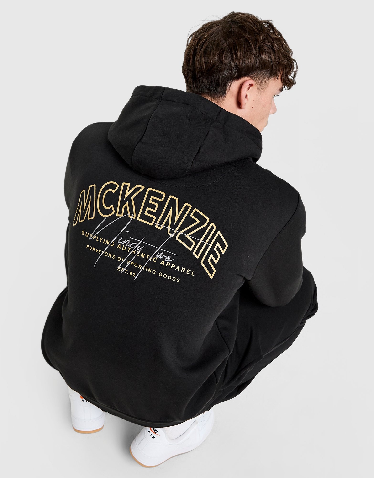 Black McKenzie Script Hoodie - JD Sports Global