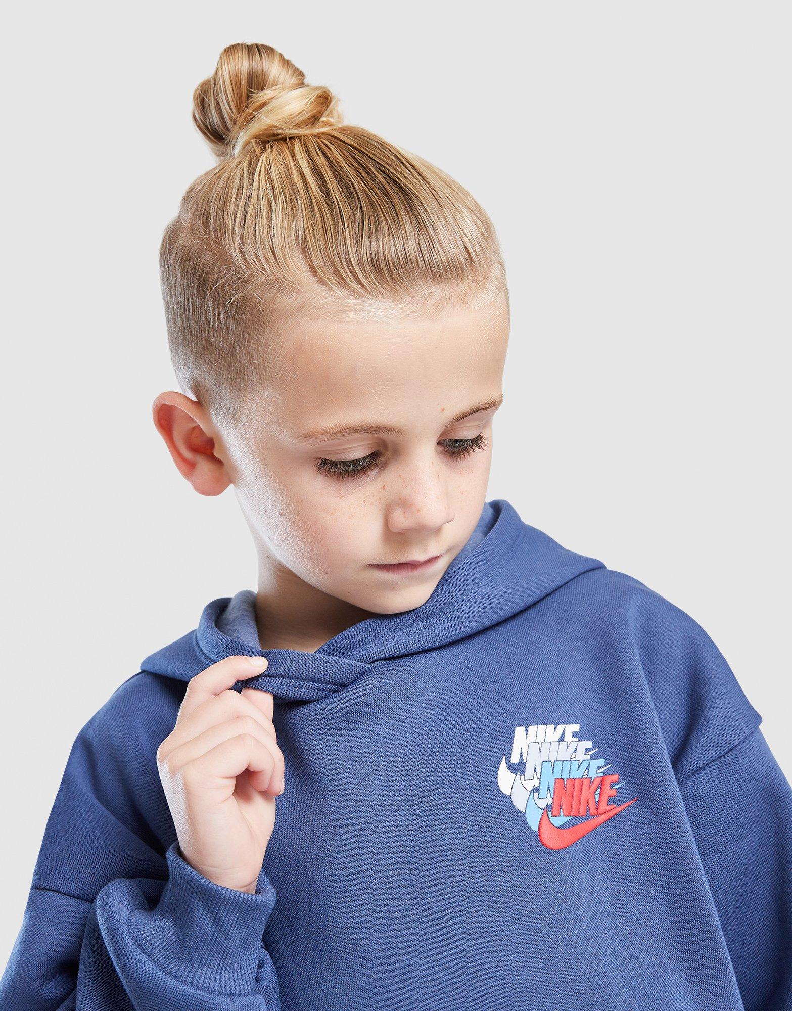 Nike Repeat Swoosh Overhead Hoodie Tracksuit Children