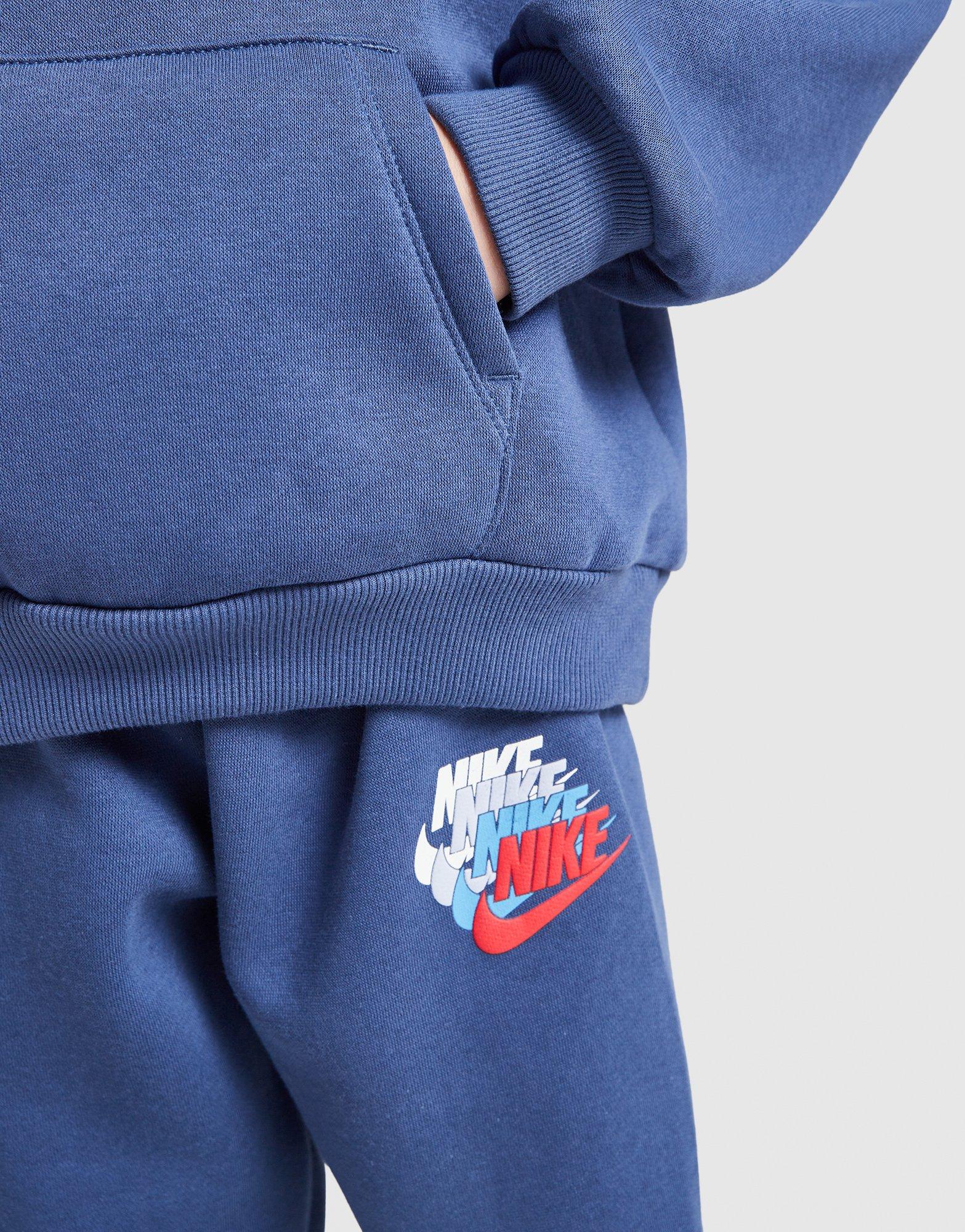 Nike Repeat Swoosh Overhead Hoodie Tracksuit Children