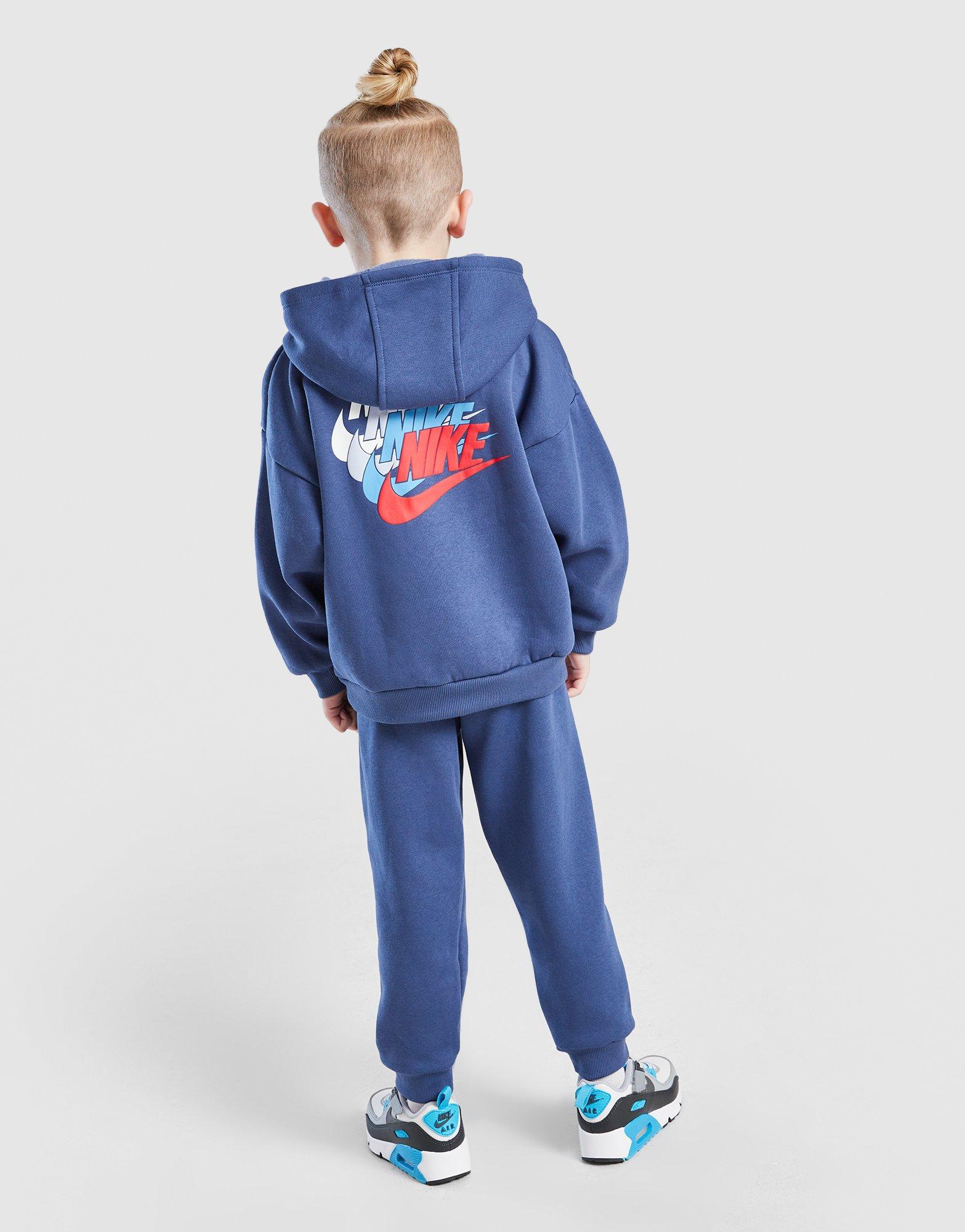 Nike Repeat Swoosh Overhead Hoodie Tracksuit Children