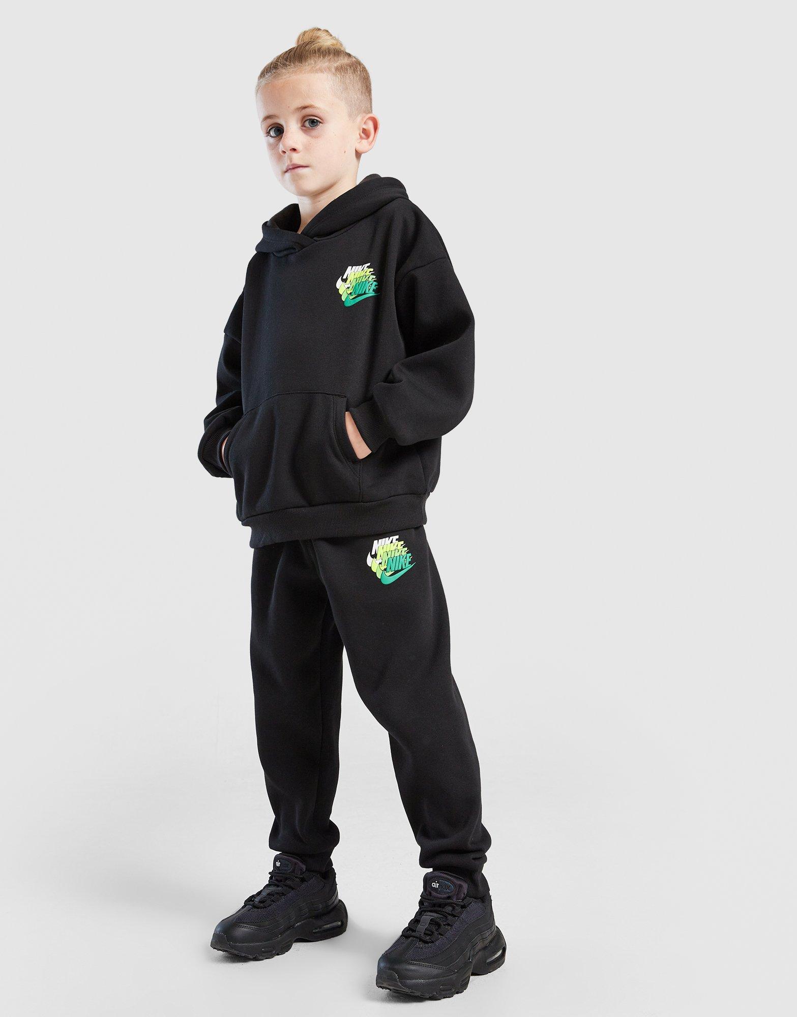 Nike Repeat Swoosh Overhead Hoodie Tracksuit Children