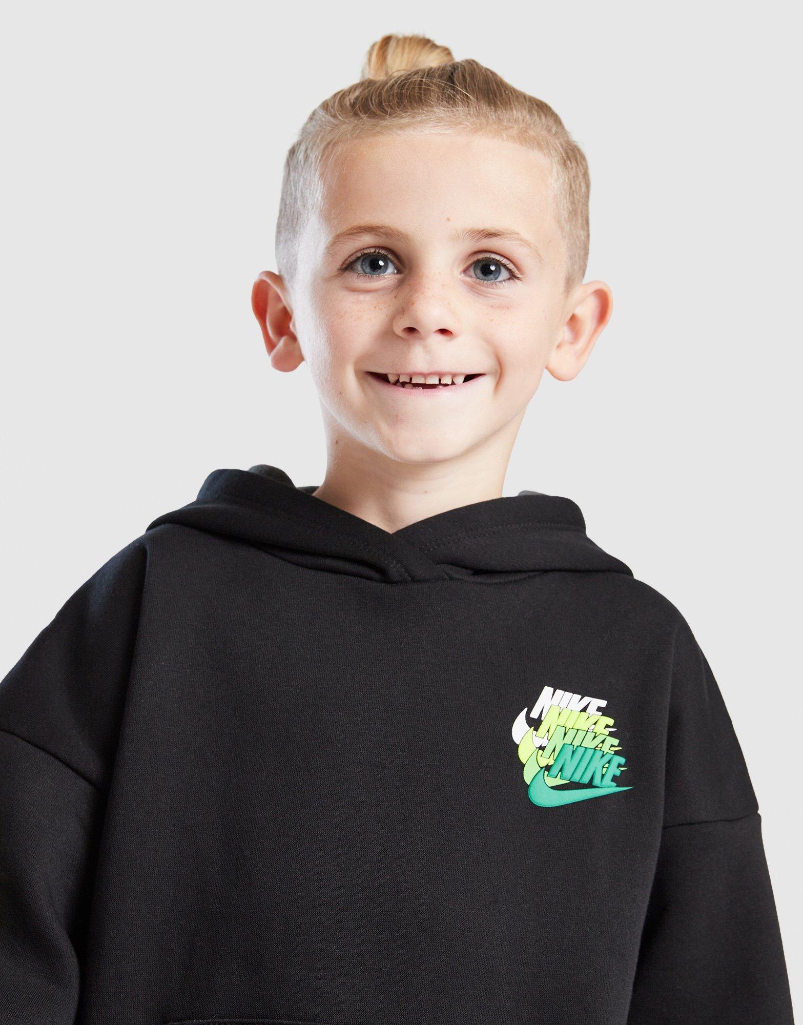 Nike Repeat Swoosh Overhead Hoodie Tracksuit Children