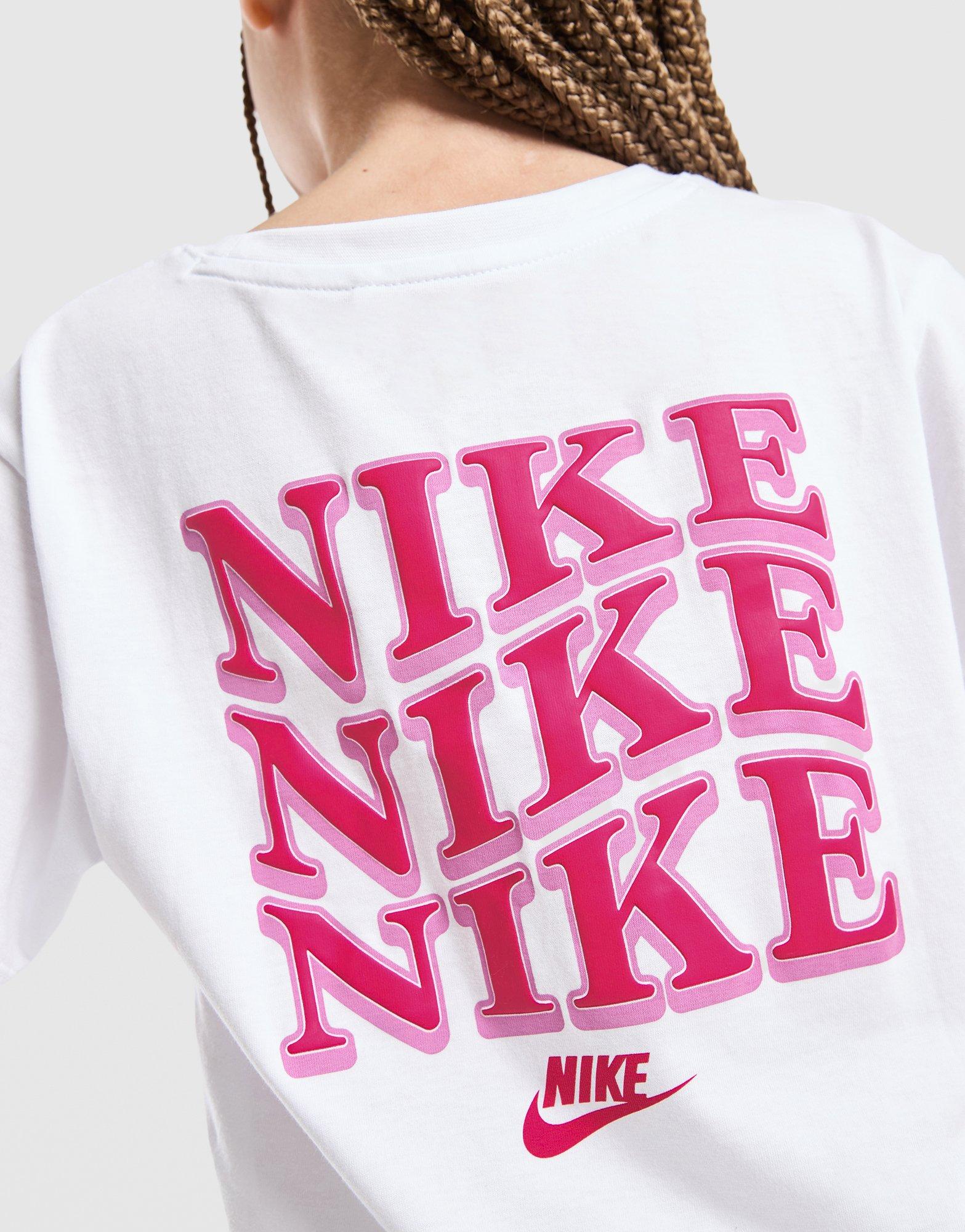 Nike Girls' Repeat T-Shirt/Shorts Set Children