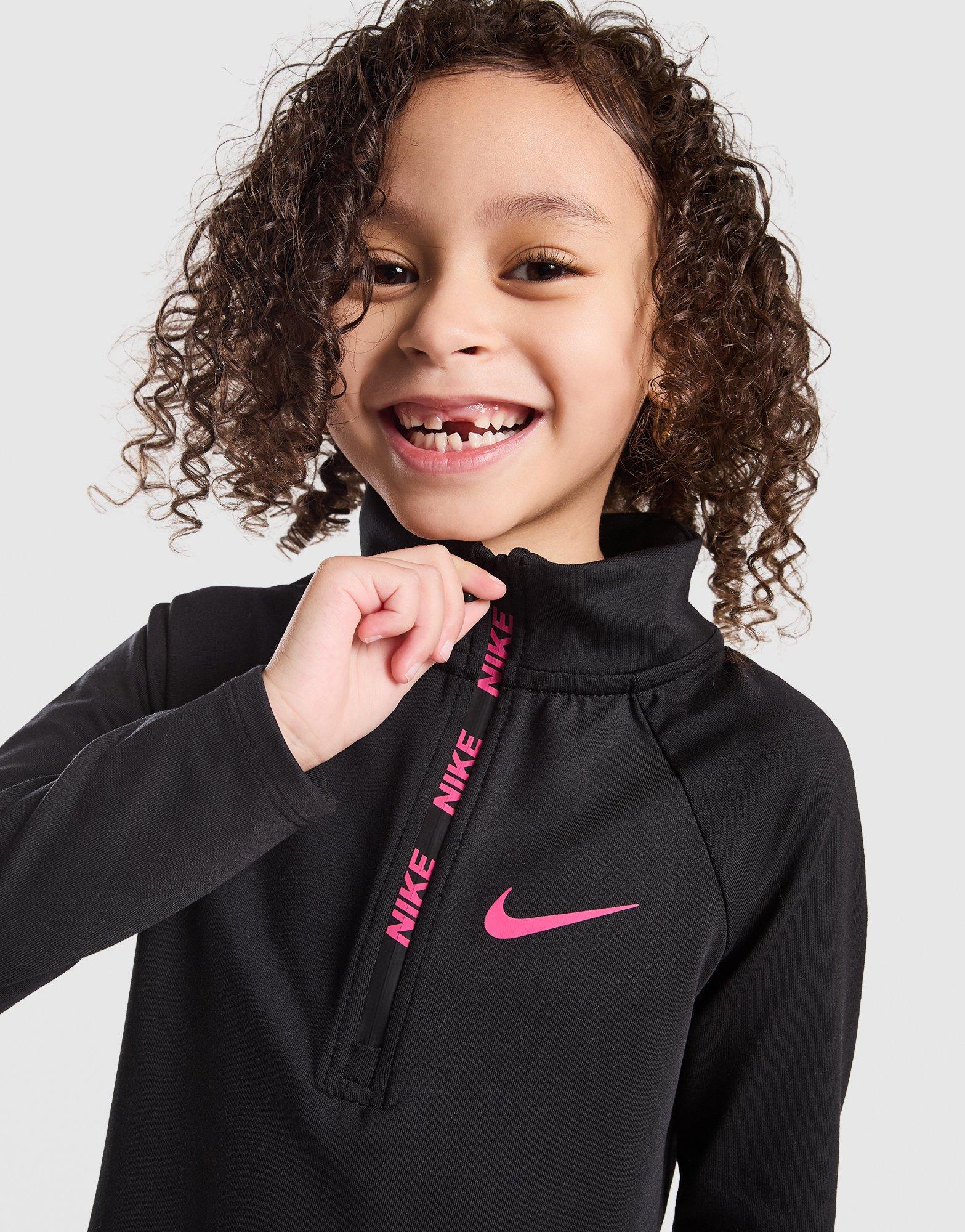 Nike Girl's Pacer 1/4 Zip Top/Leggings Set Kleinkinder