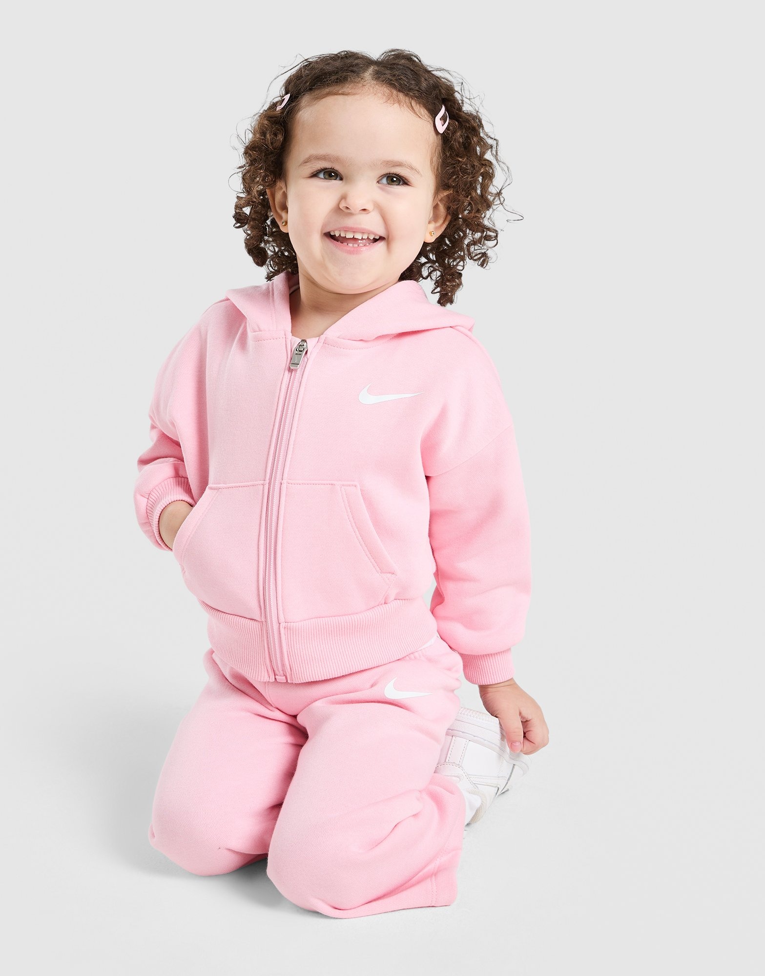 ※ りー様 ※ 新品 NIKE セットアップ ピンク Pink Nike Girls' Graphic Full Zip Hooded Set Infant - JD Sports Global