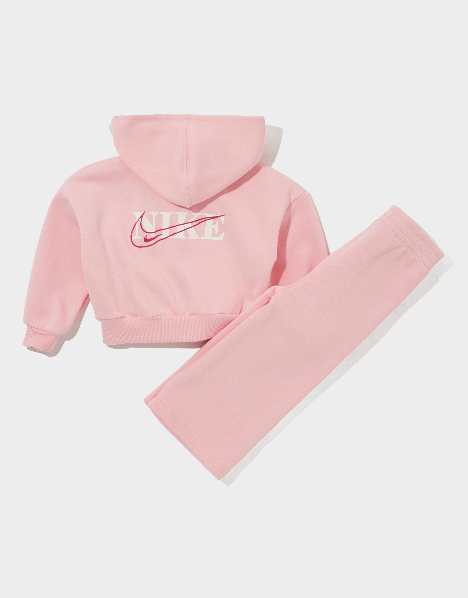 Nike Girls' Graphic Full Zip Hooded Set Infant