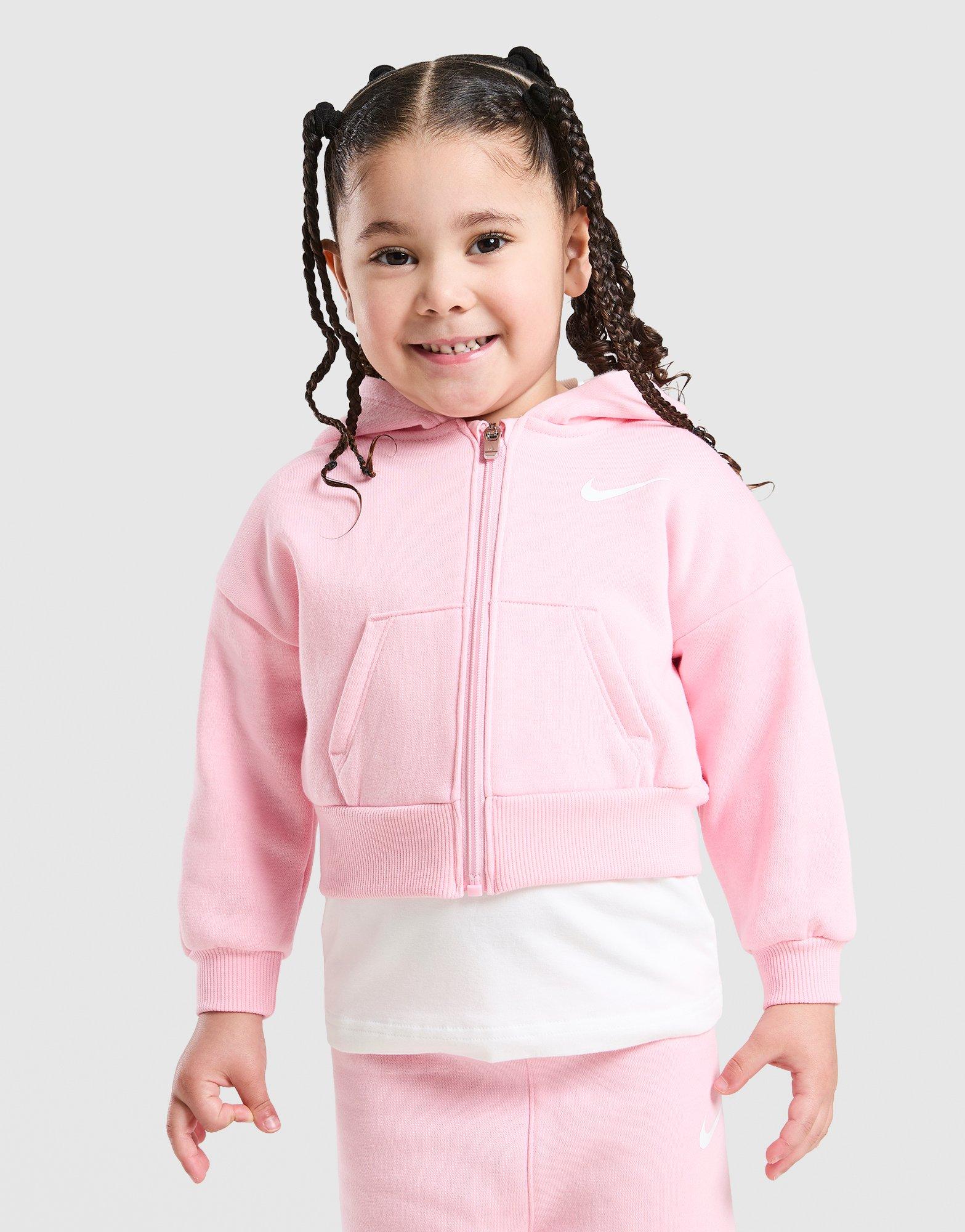 Nike Girls' Graphic Full Zip Hooded Set Infant
