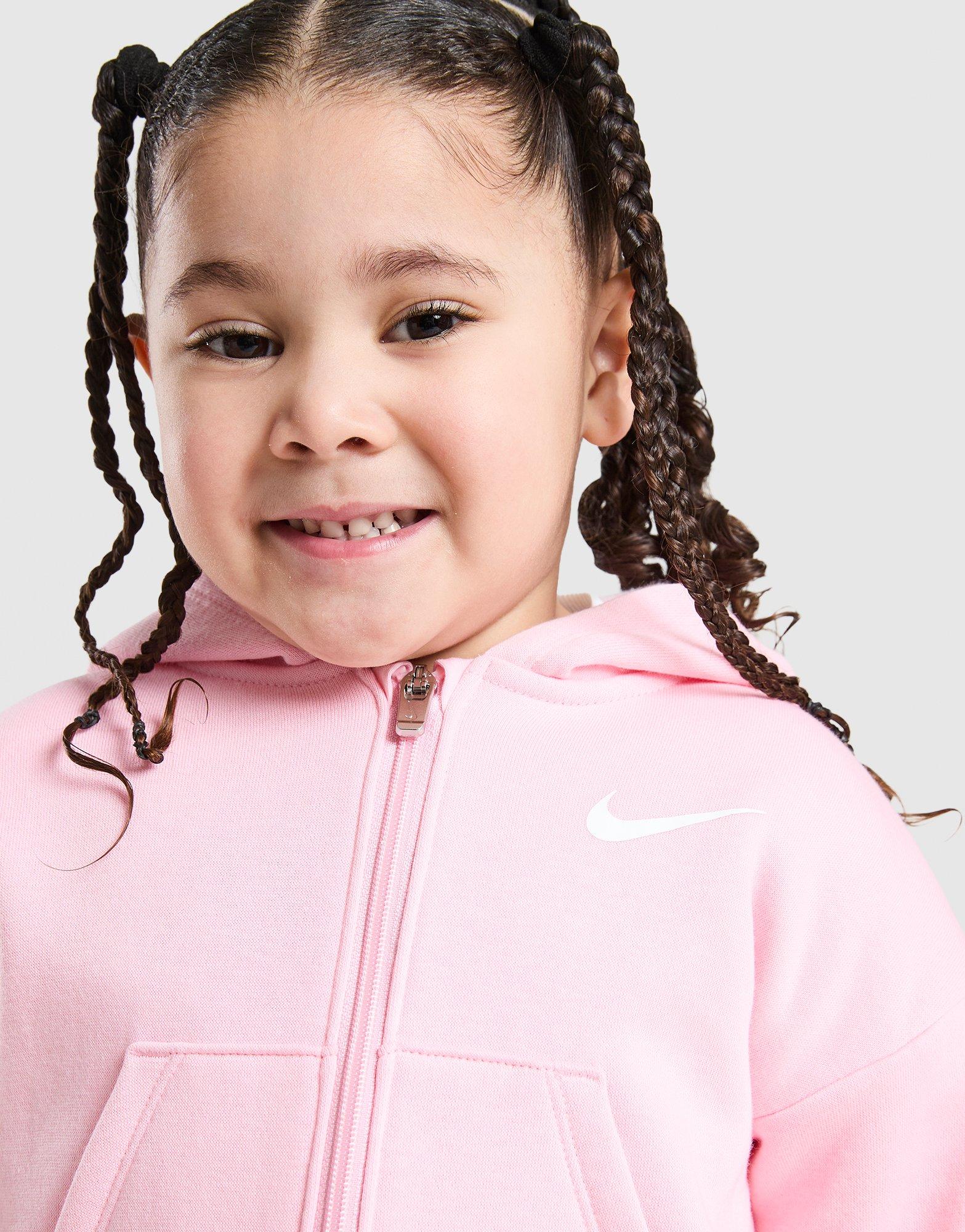 Nike Girls' Graphic Full Zip Hooded Set Infant