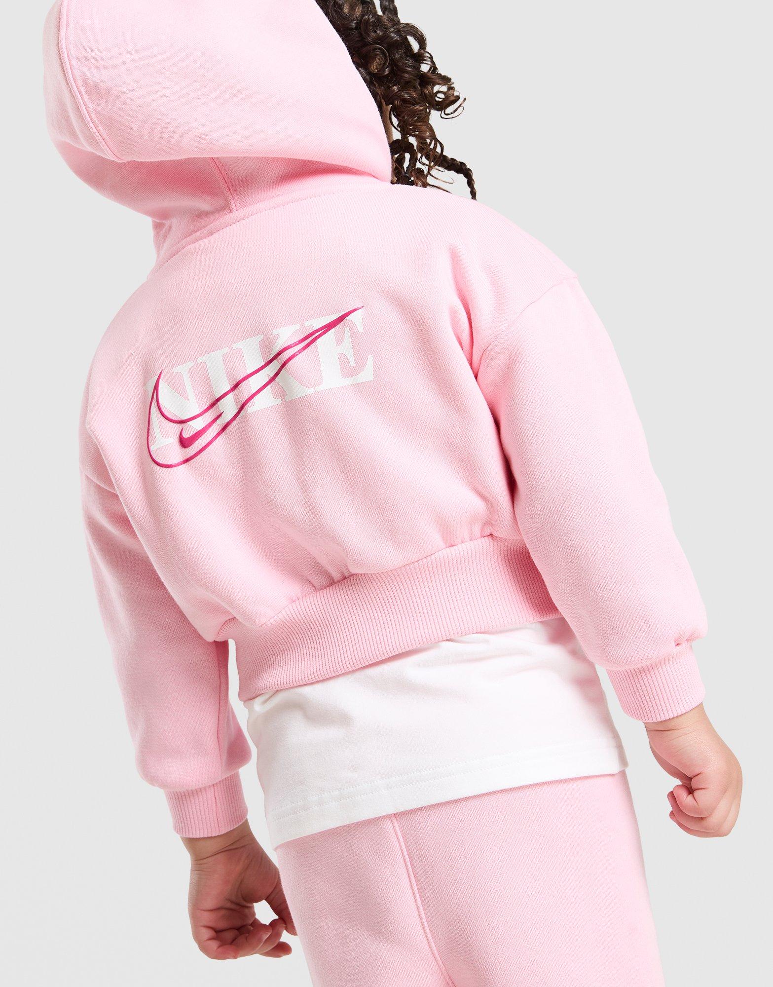 Nike Girls' Graphic Full Zip Hooded Set Infant