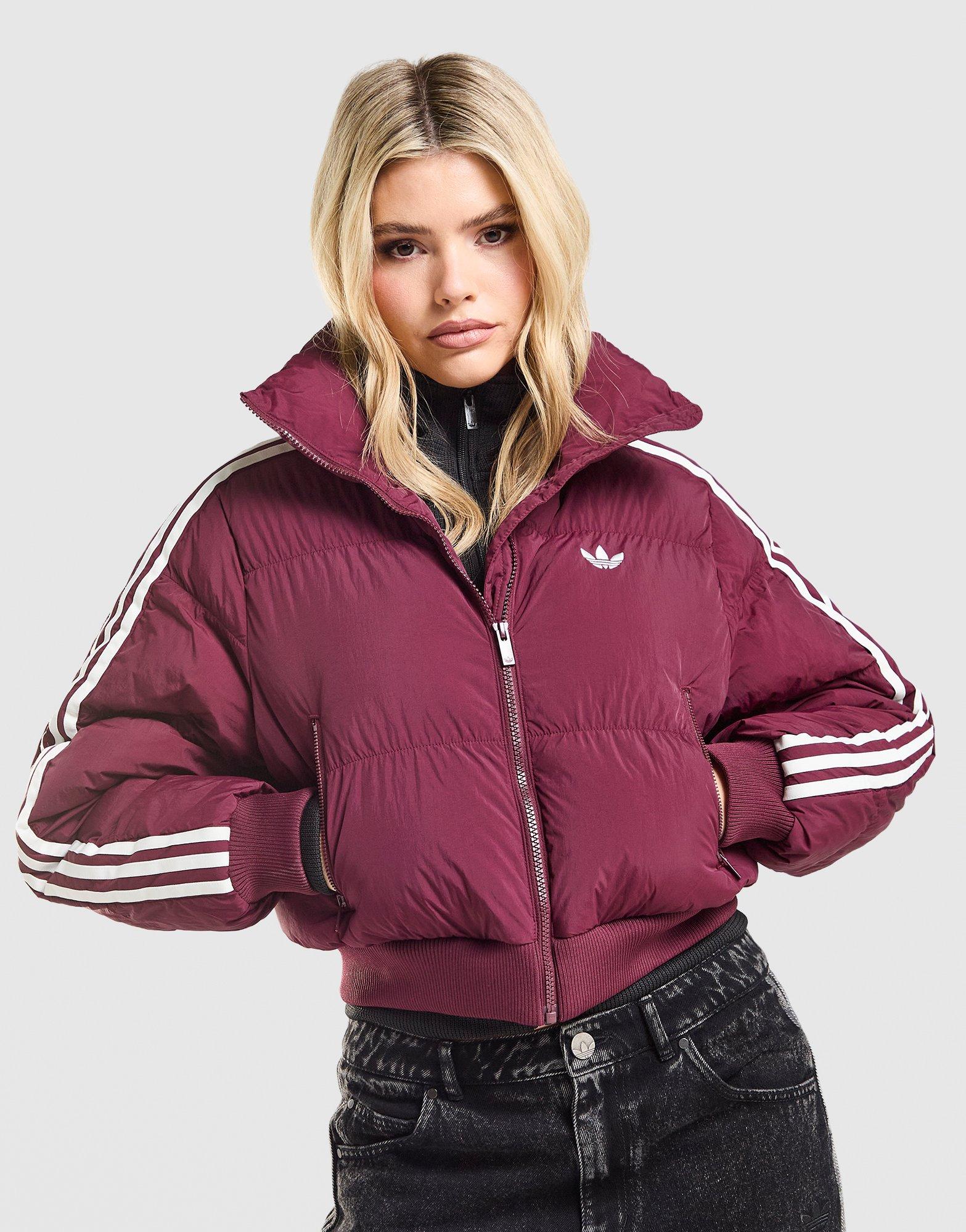 adidas Originals 3-Stripes Cropped Padded Jacket