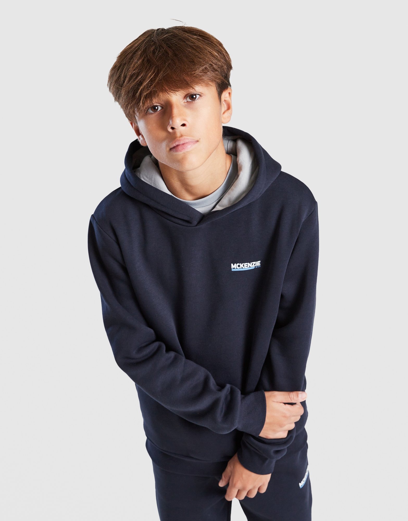 Navy McKenzie Essential Overhead Hoodie Junior - JD Sports Nederland