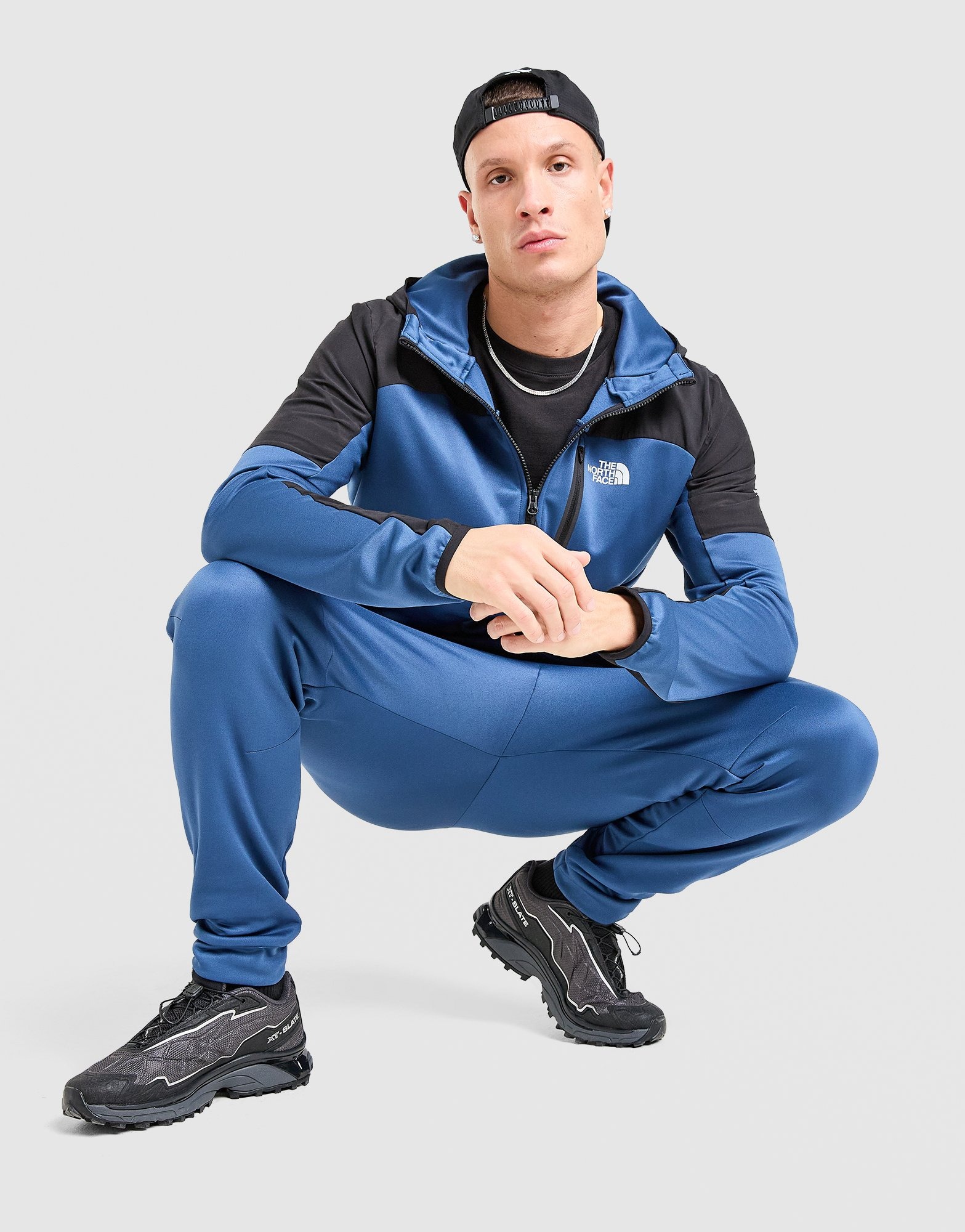 Blue The North Face Mountain Athletics Full Zip Poly Hoodie | JD